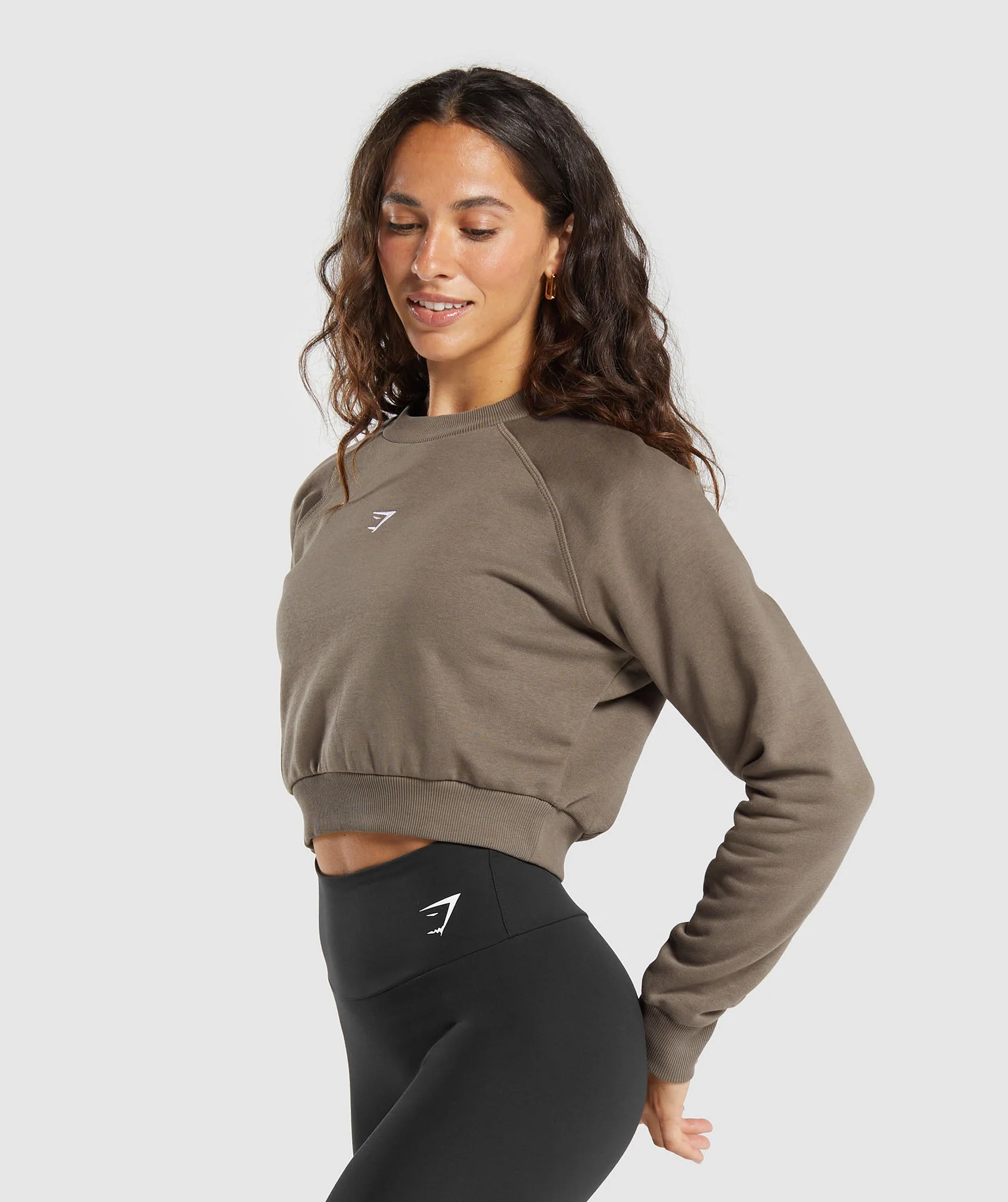 Training Fleece Cropped Sweatshirt