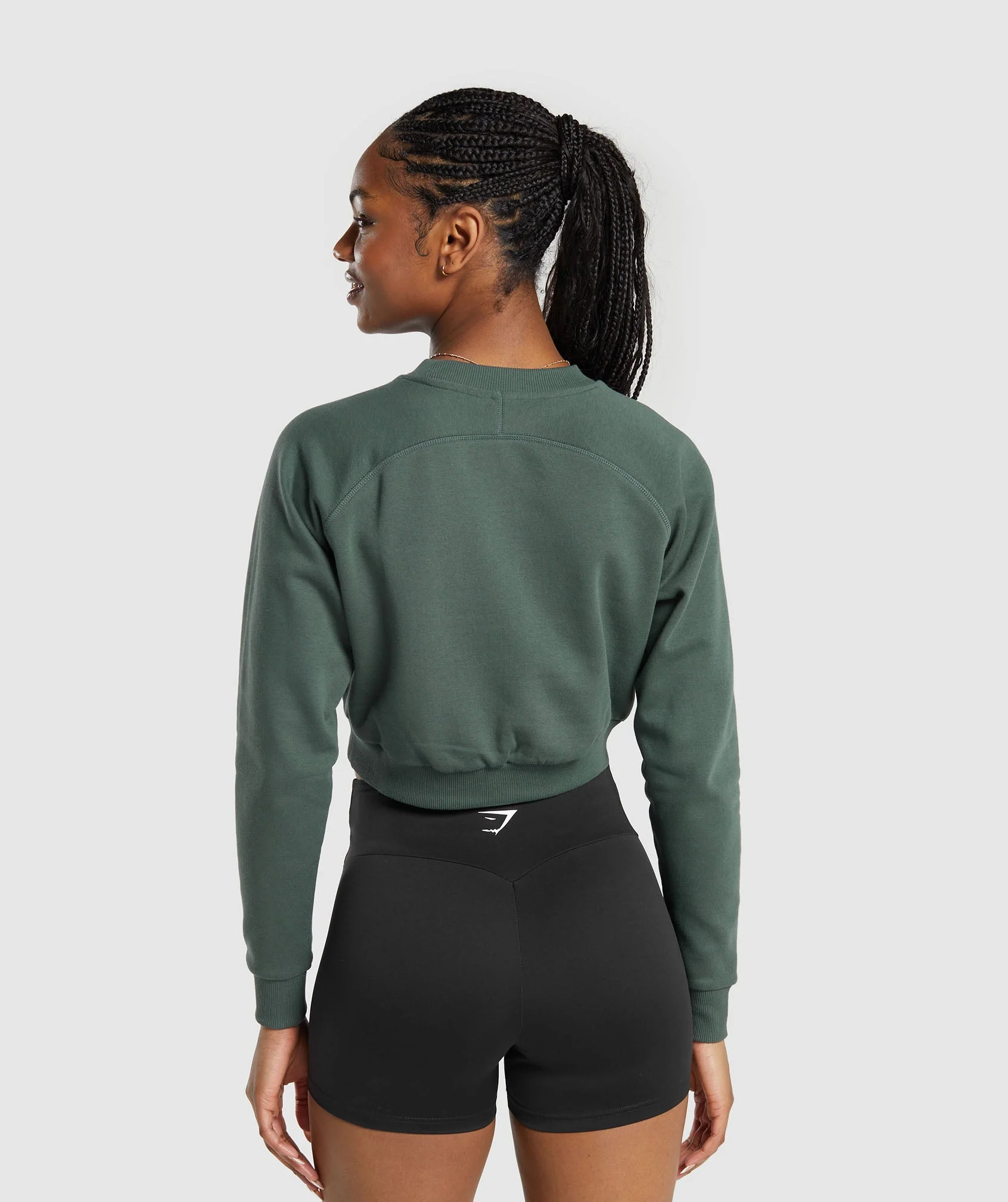 Training Fleece Cropped Sweatshirt