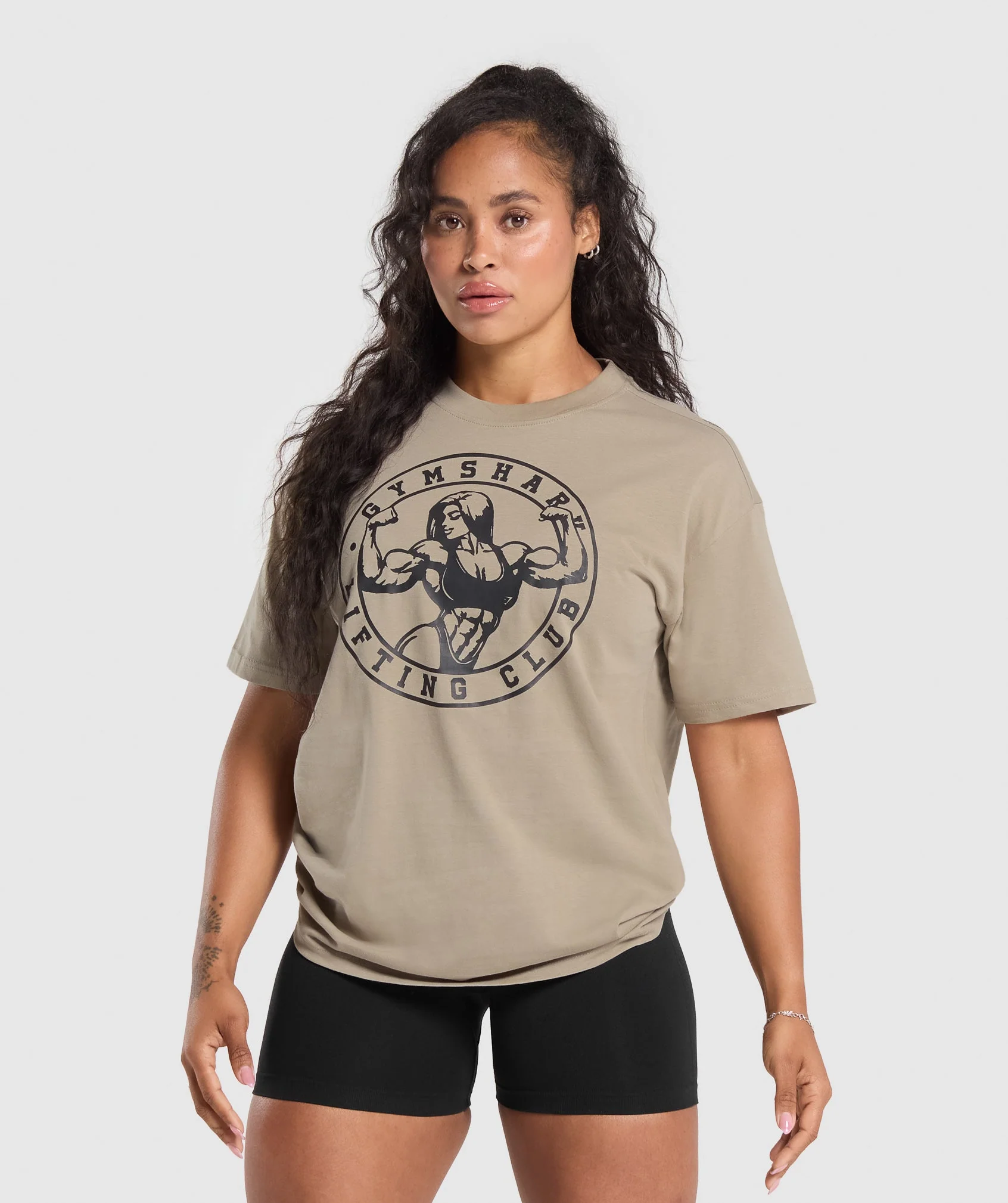 Strong Girl Lifting Club Graphic T-Shirt