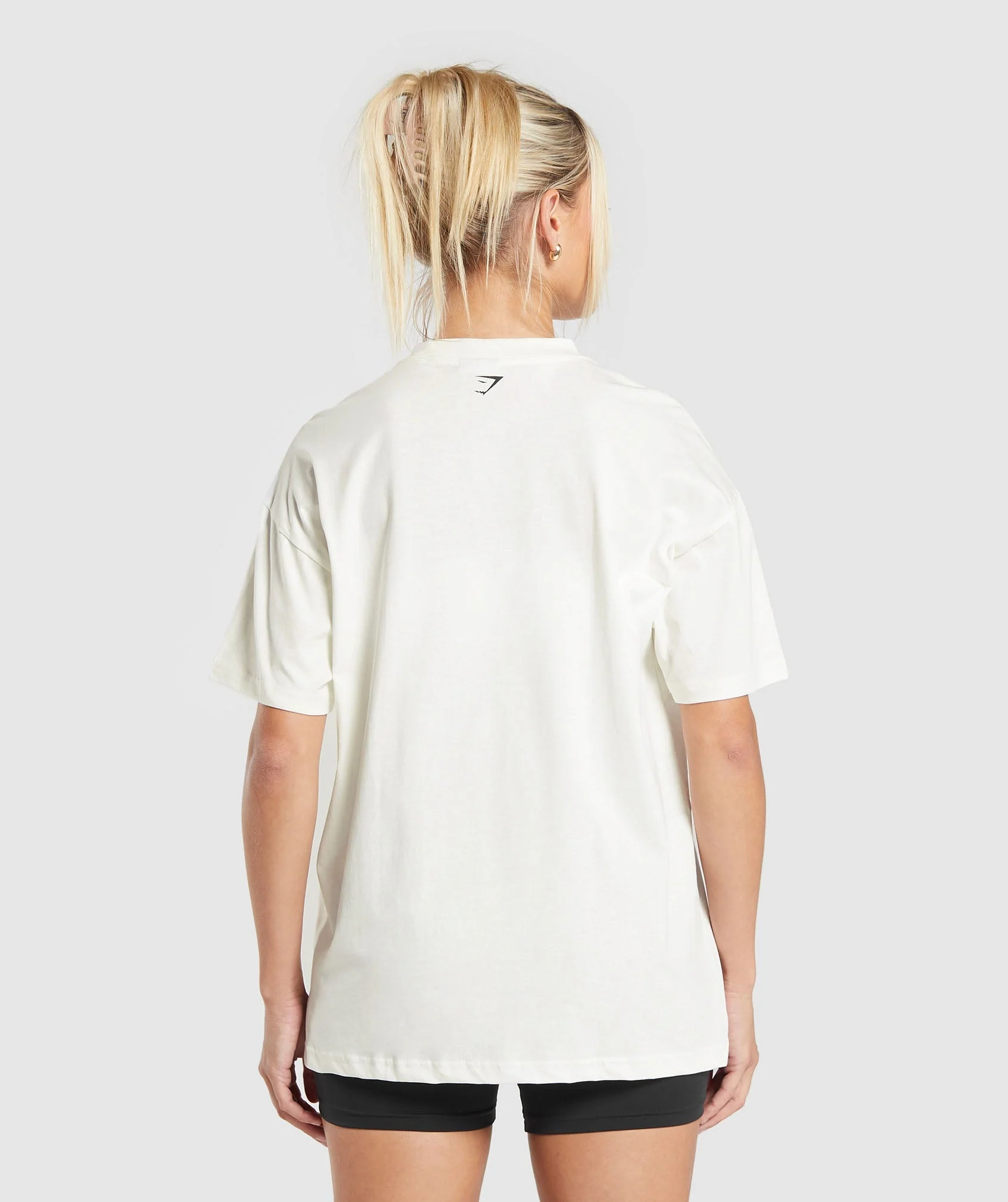 Care Label Graphic Oversized T-Shirt