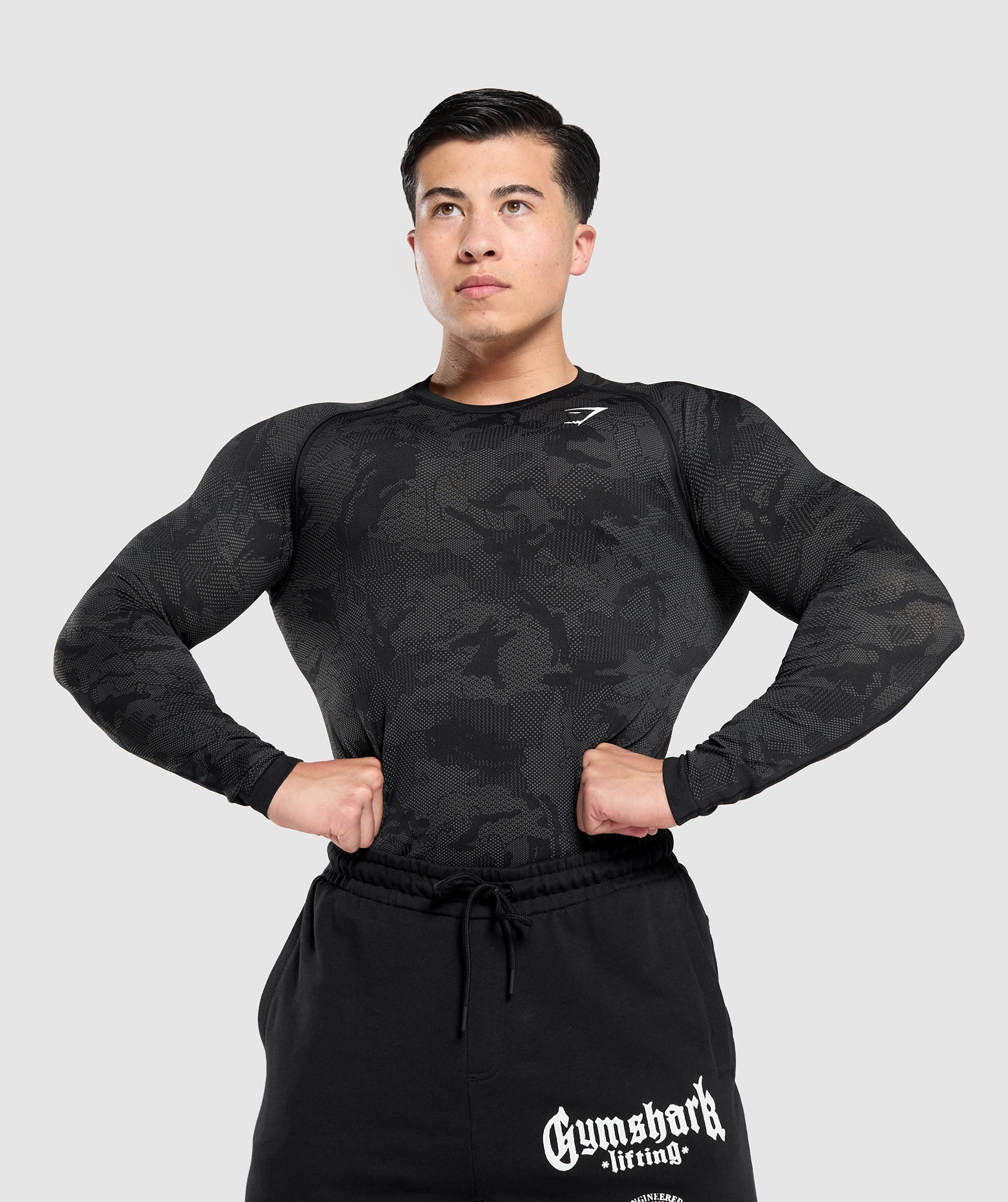 Geo Seamless Long Sleeve T-Shirt