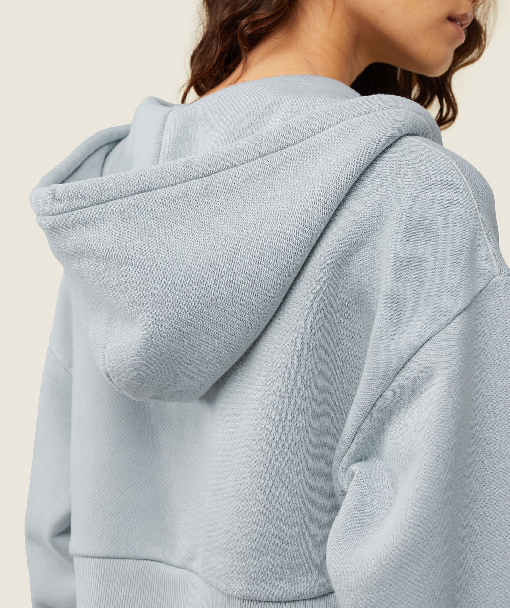 everywear Cropped Zip Hoodie