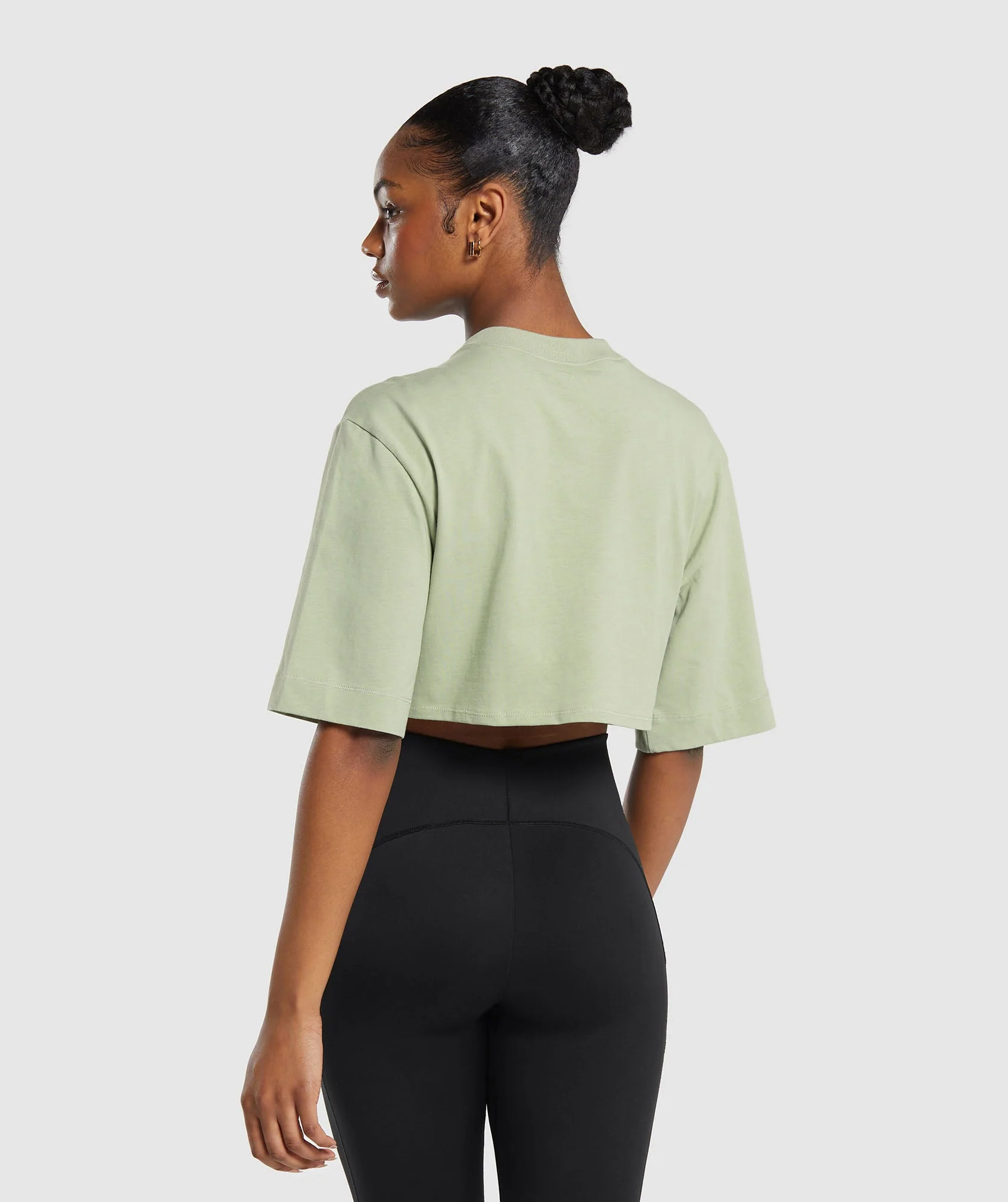 Cotton Boxy Crop Top