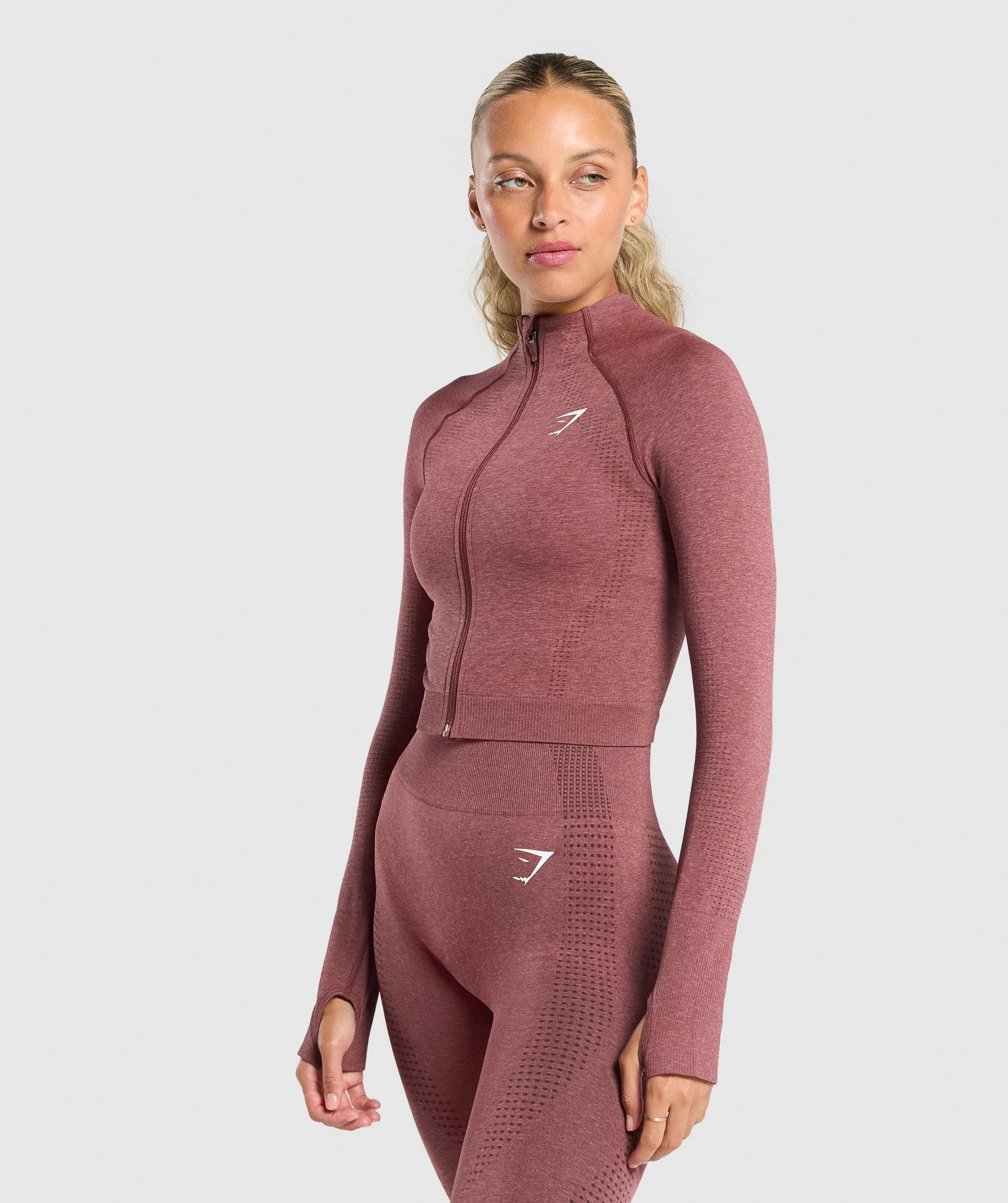 Vital Seamless Midi Zip Pullover