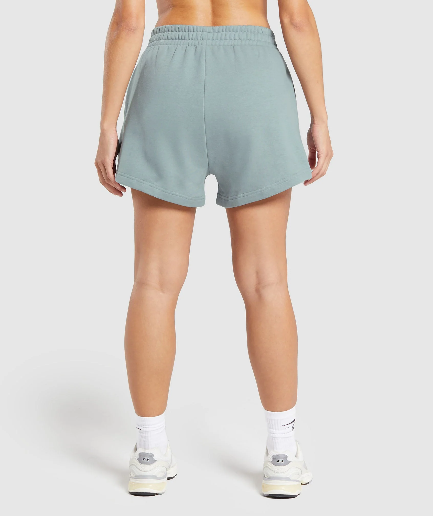 Care Label Graphic Brushed Shorts