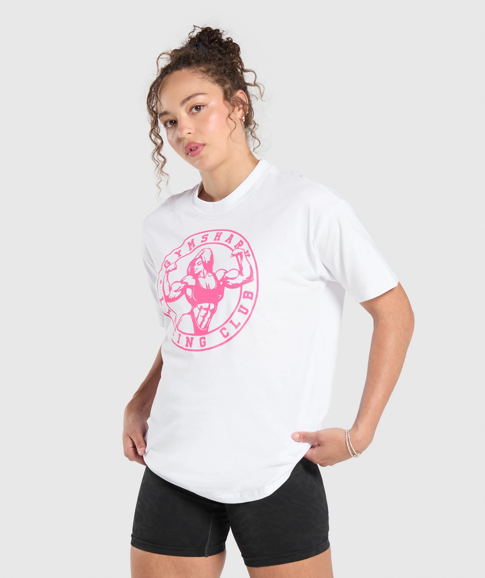 Strong Girl Lifting Club Graphic T-Shirt