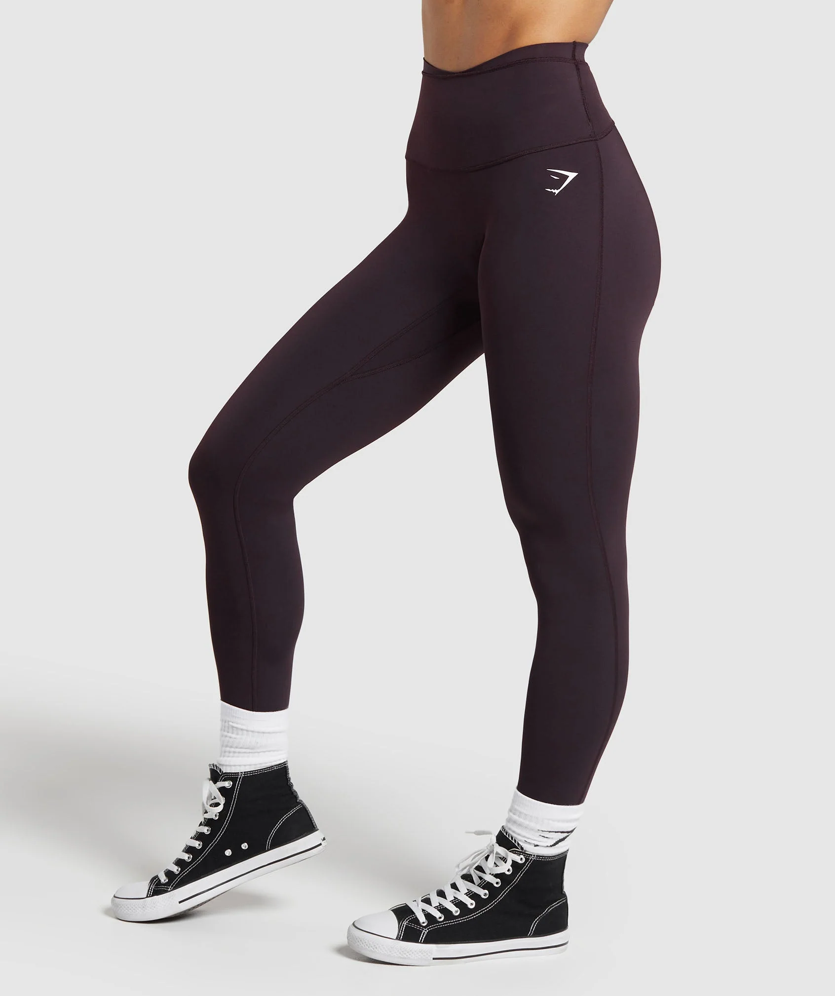 Mesh Waistband Leggings