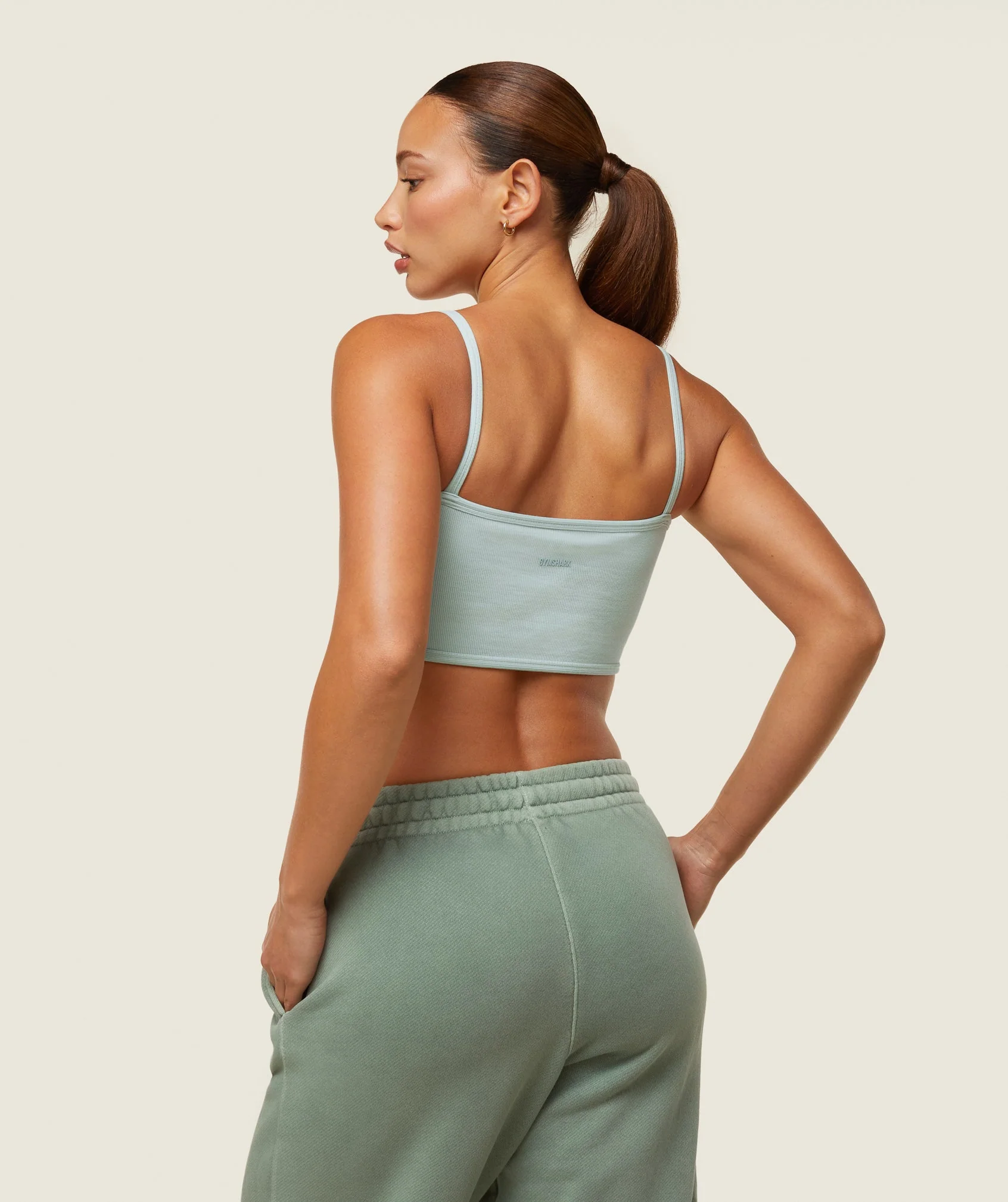 everywear Ribbed Bandeau Bra