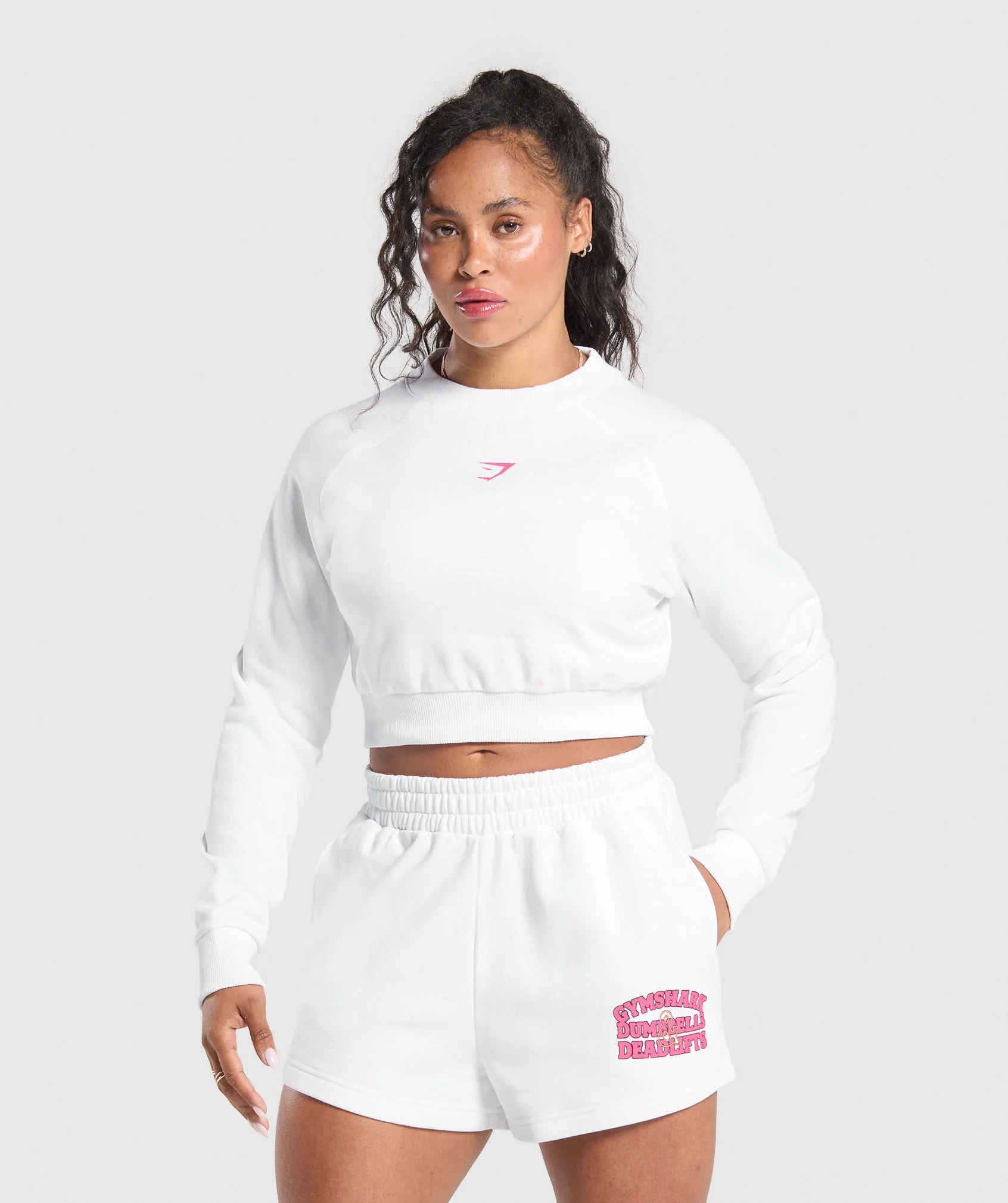 Dumbells & Deadlifts Crop Sweater