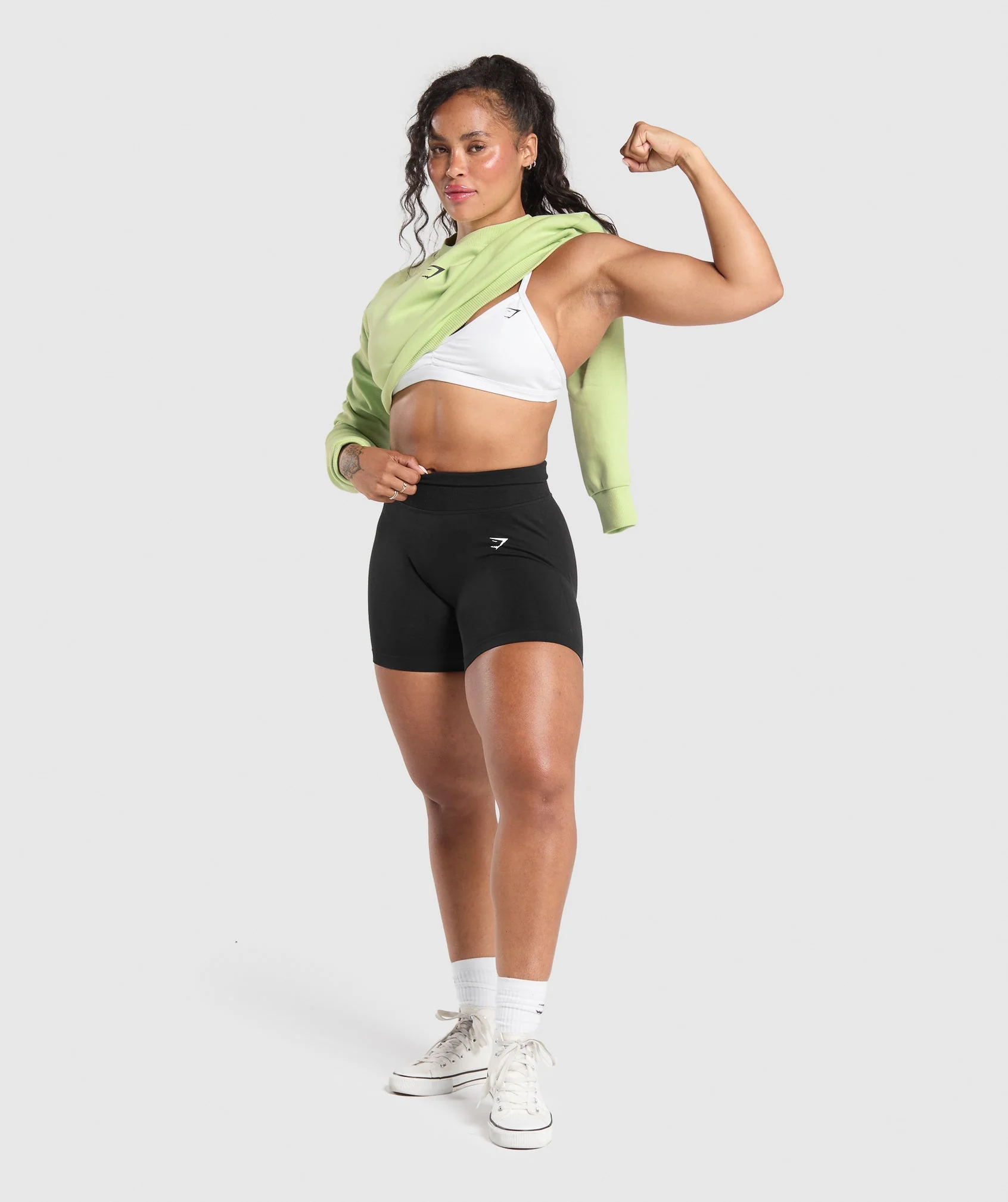 Dumbells & Deadlifts Crop Sweater