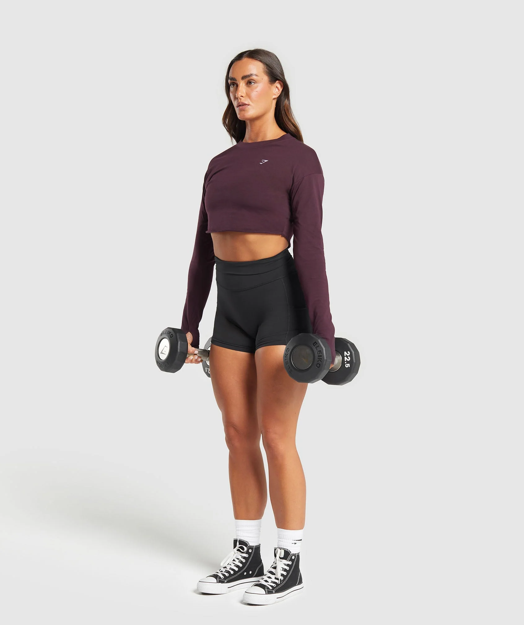 Lifting Long Sleeve Crop Top