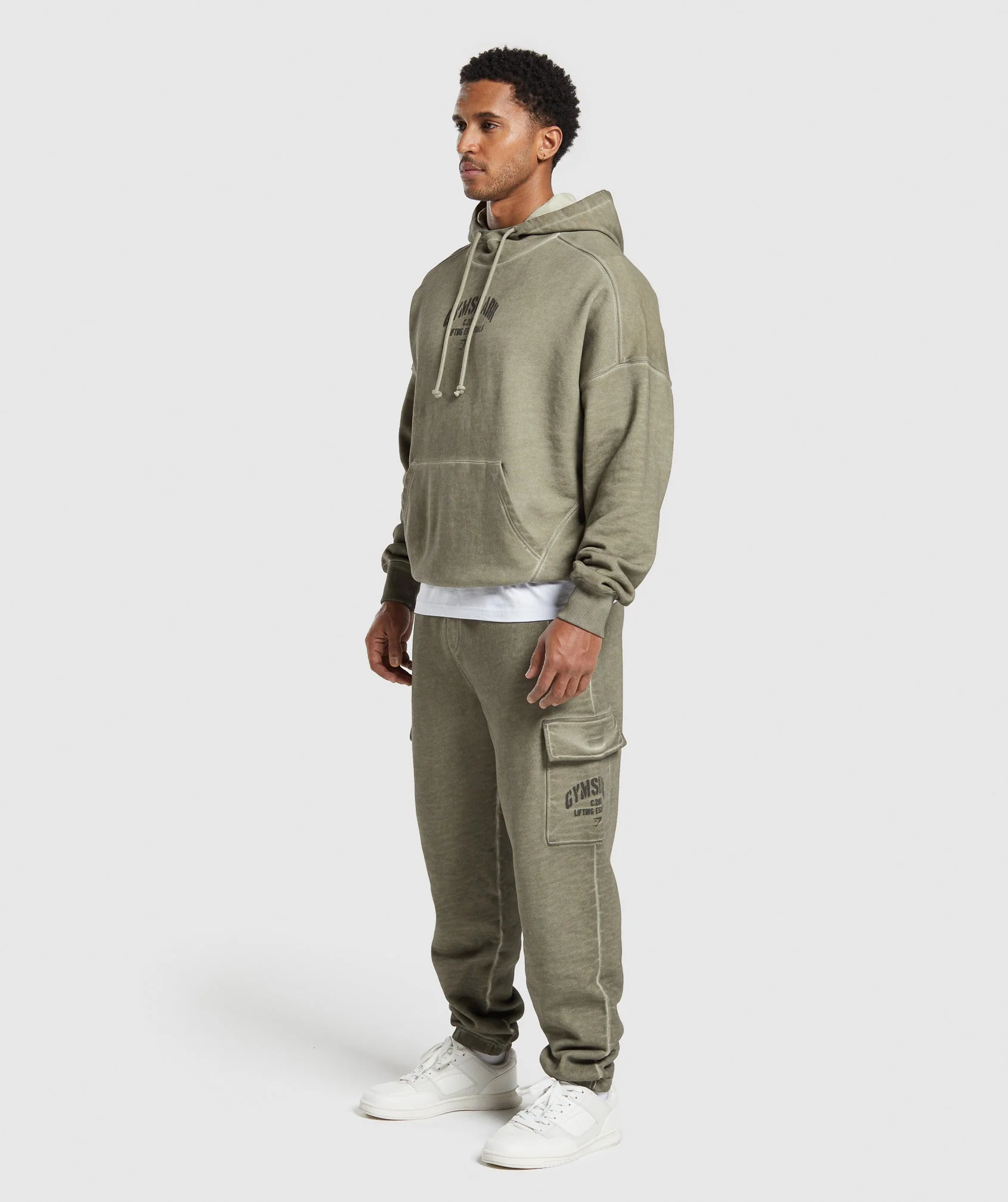 Heavyweight Washed Cargo Joggers