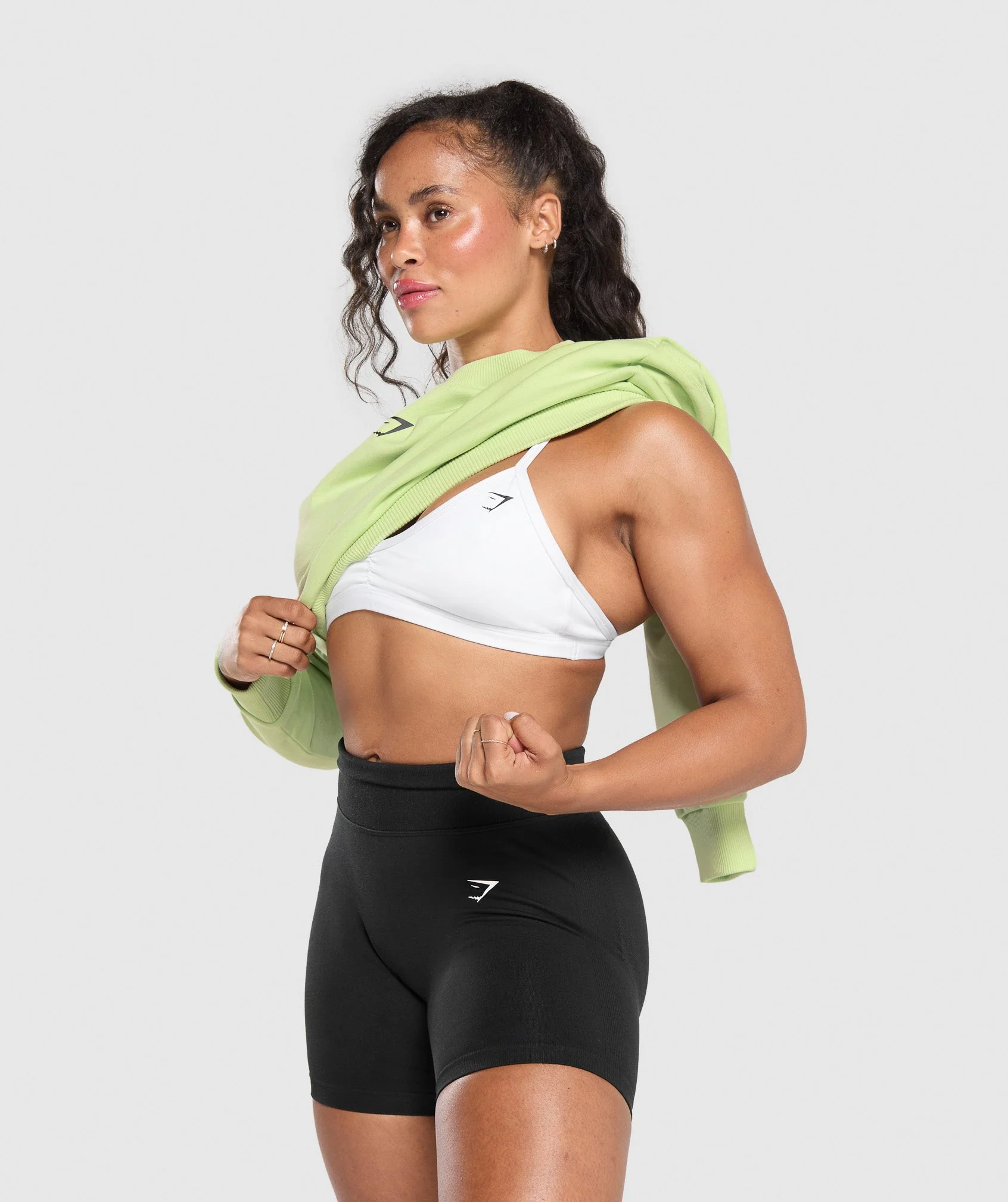 Dumbells & Deadlifts Crop Sweater