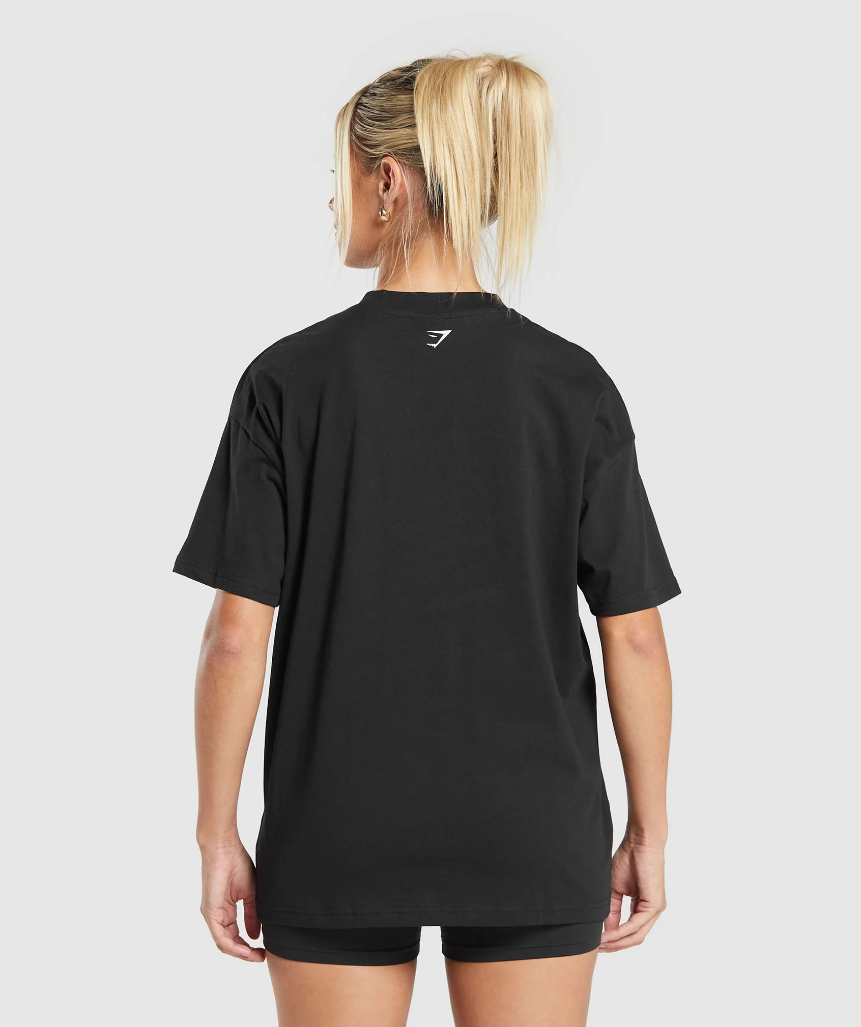 Care Label Graphic Oversized T-Shirt