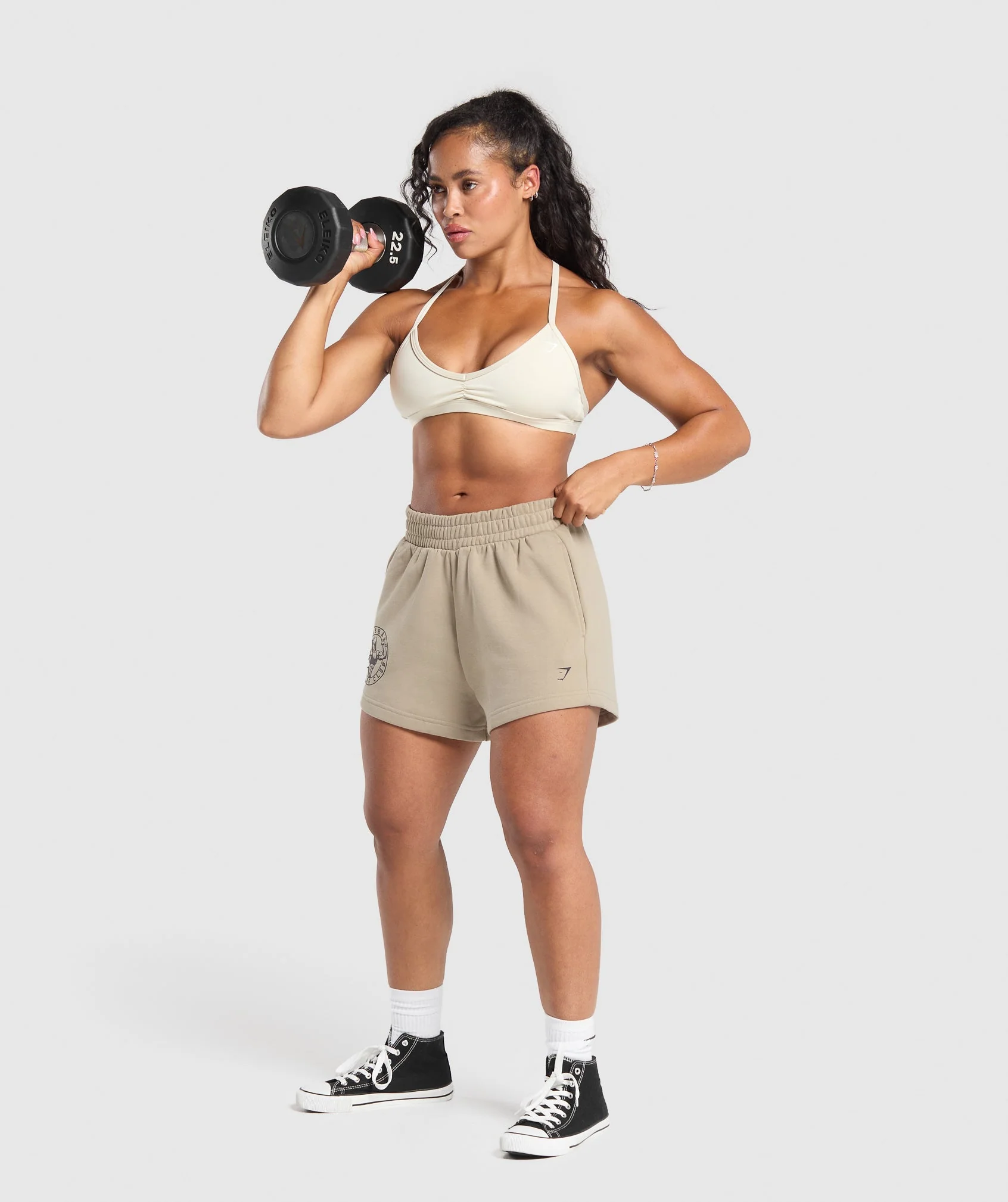 Strong Girl Lifting Club Graphic Shorts