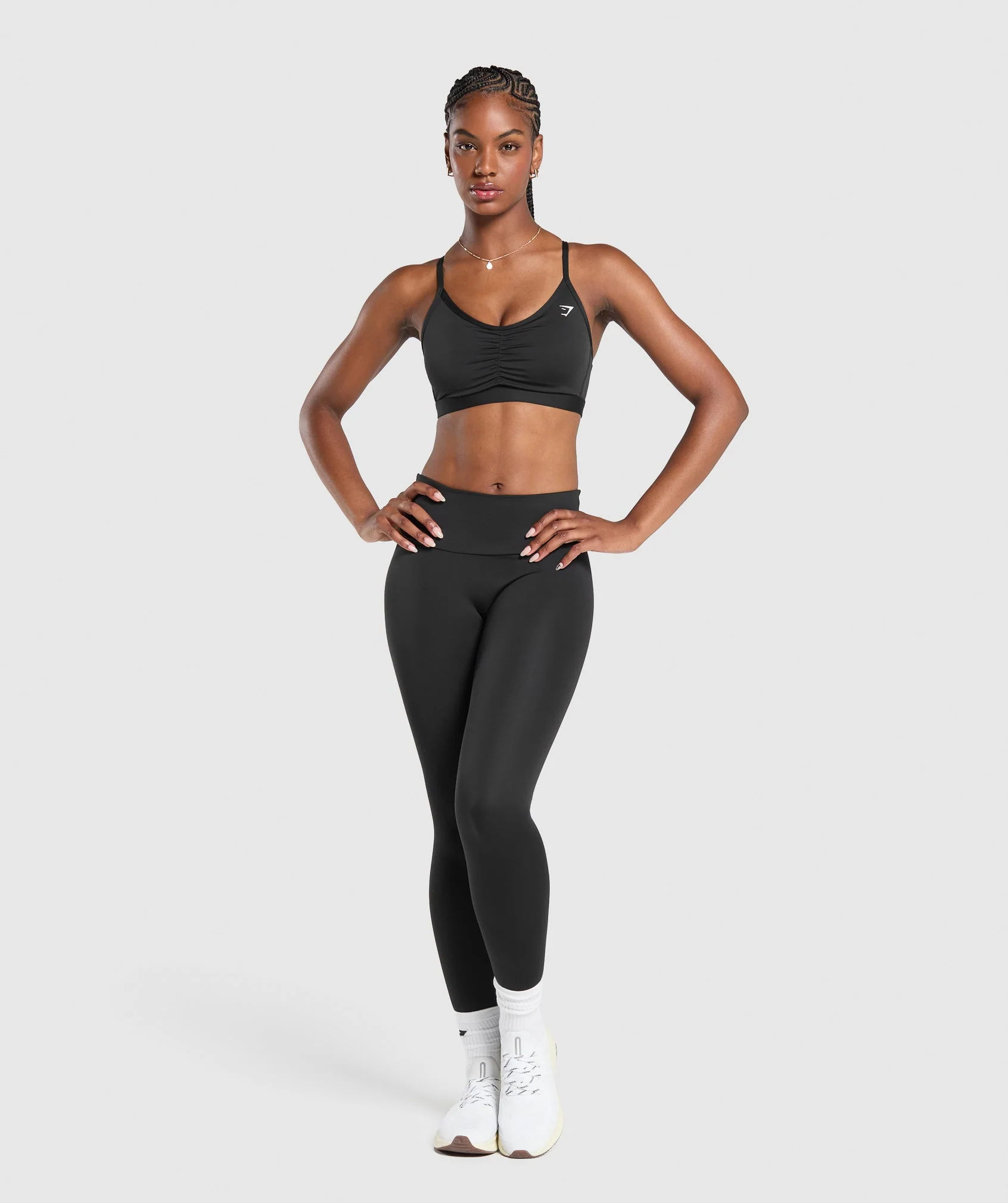 Ruched Sports Bra