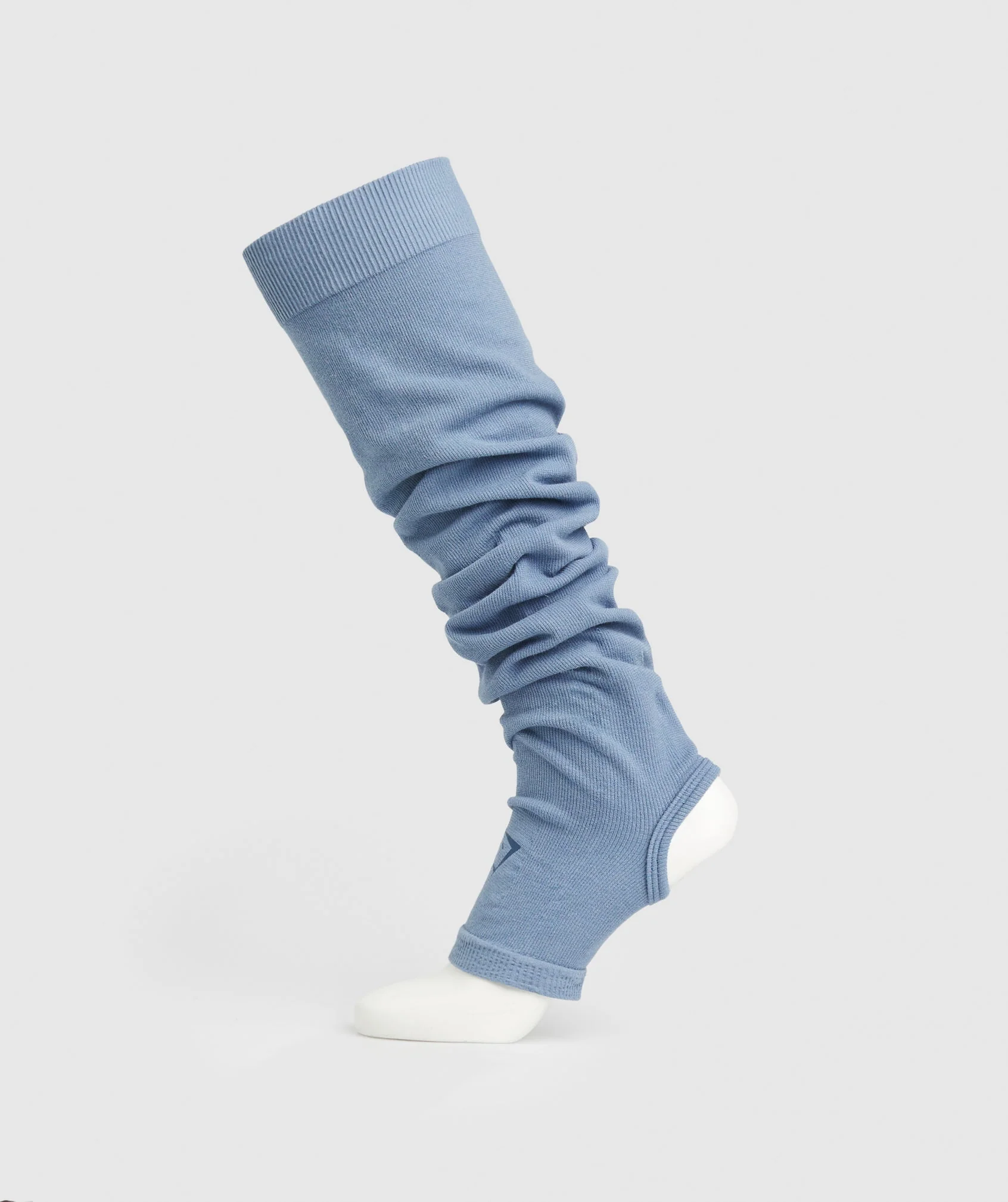 Ribbed Cotton Seamless Leg Warmers
