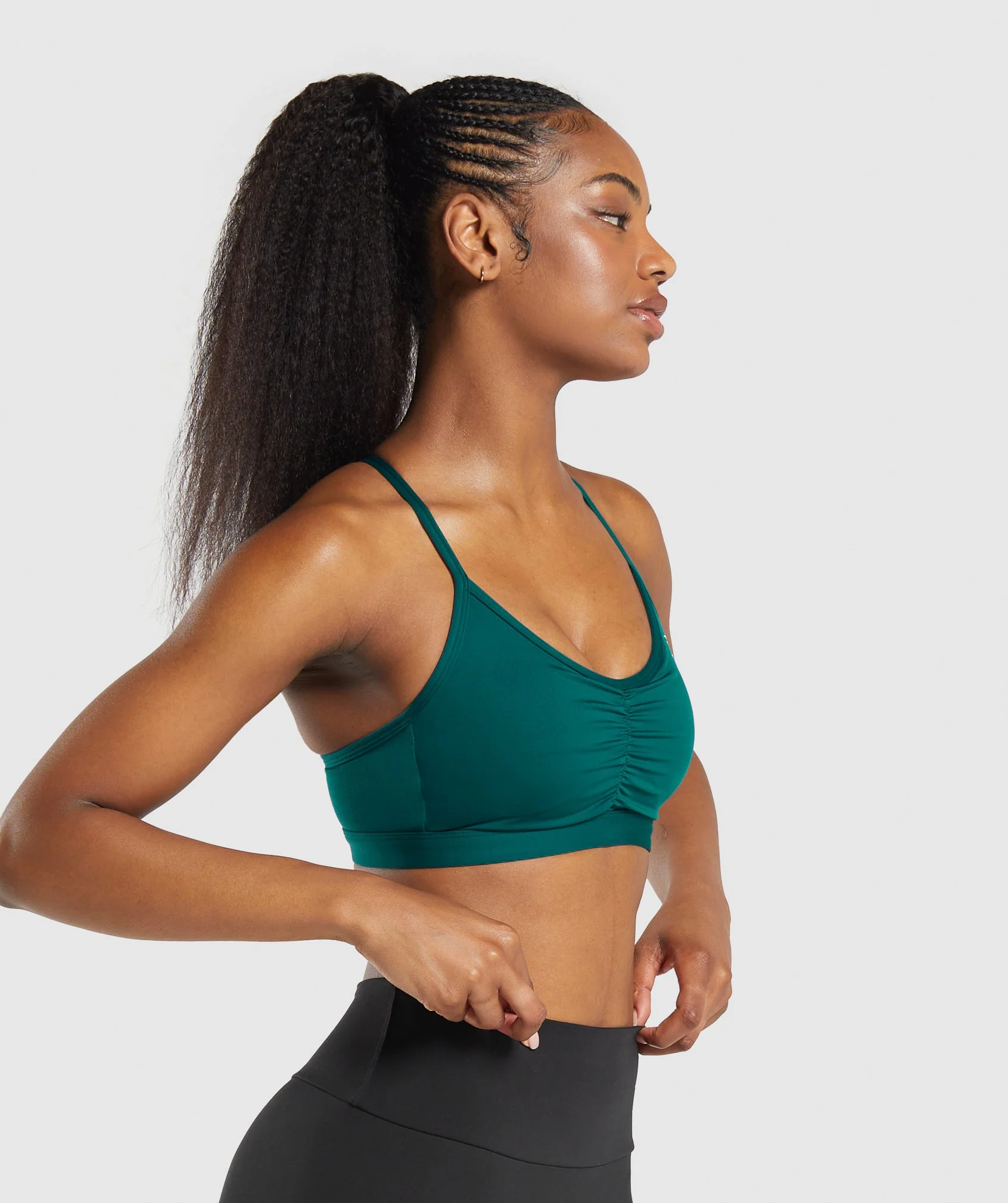 Ruched Sports Bra