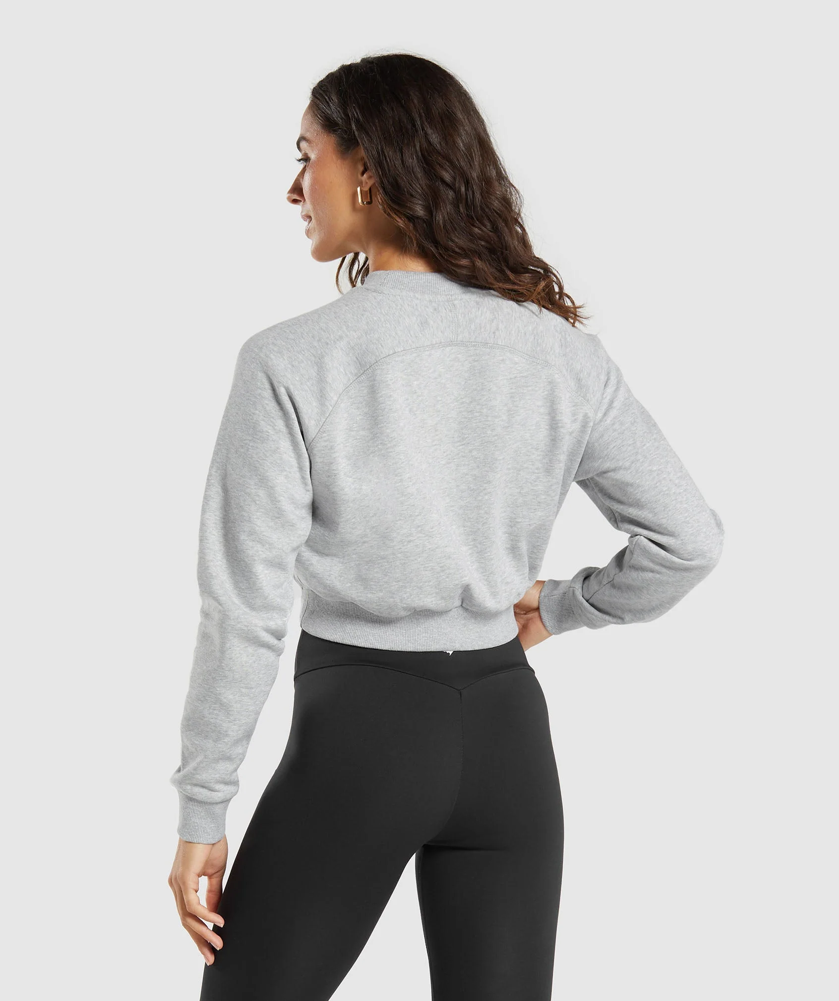Training Fleece Cropped Sweatshirt
