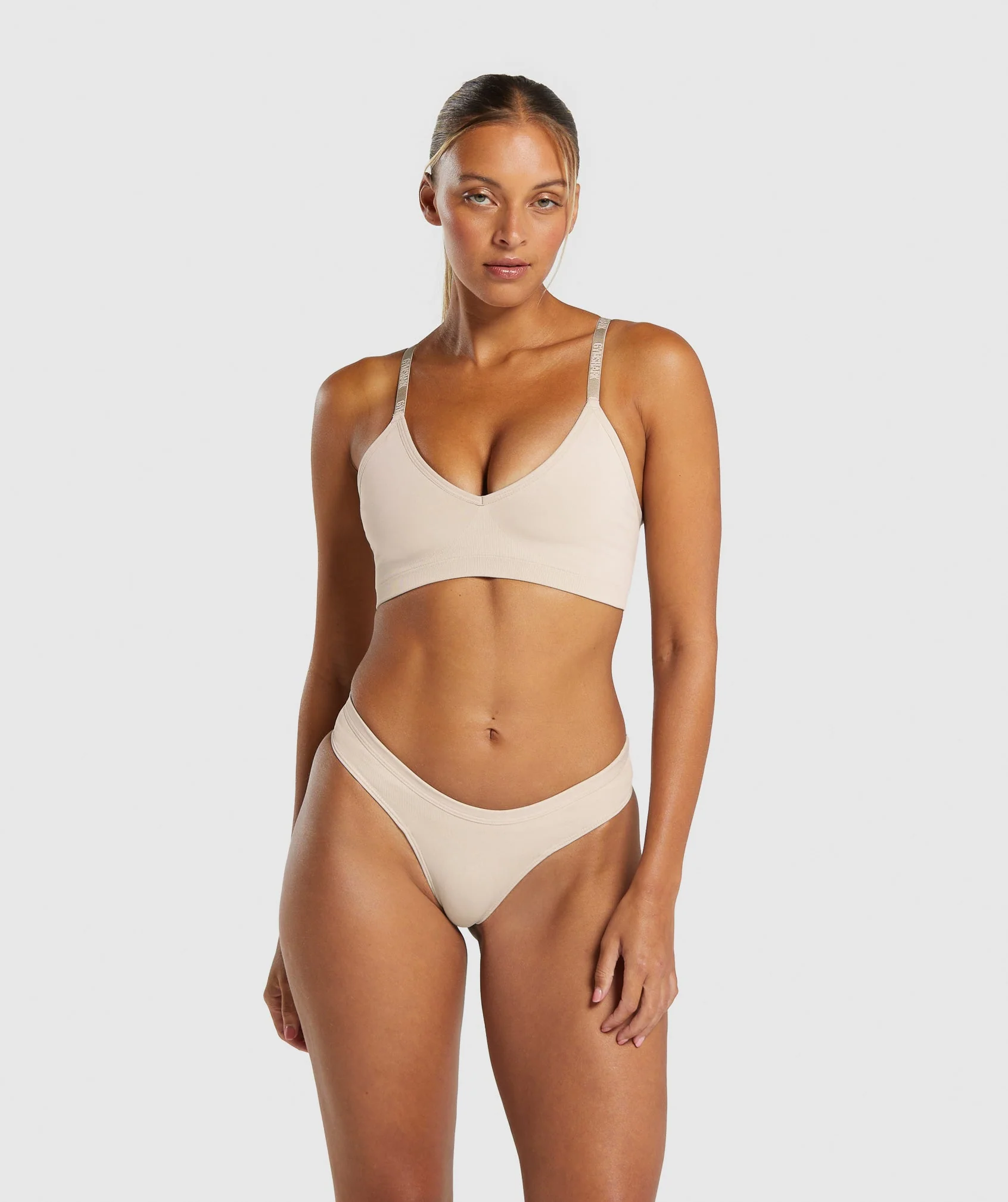 Seamless Dipped Front Thong