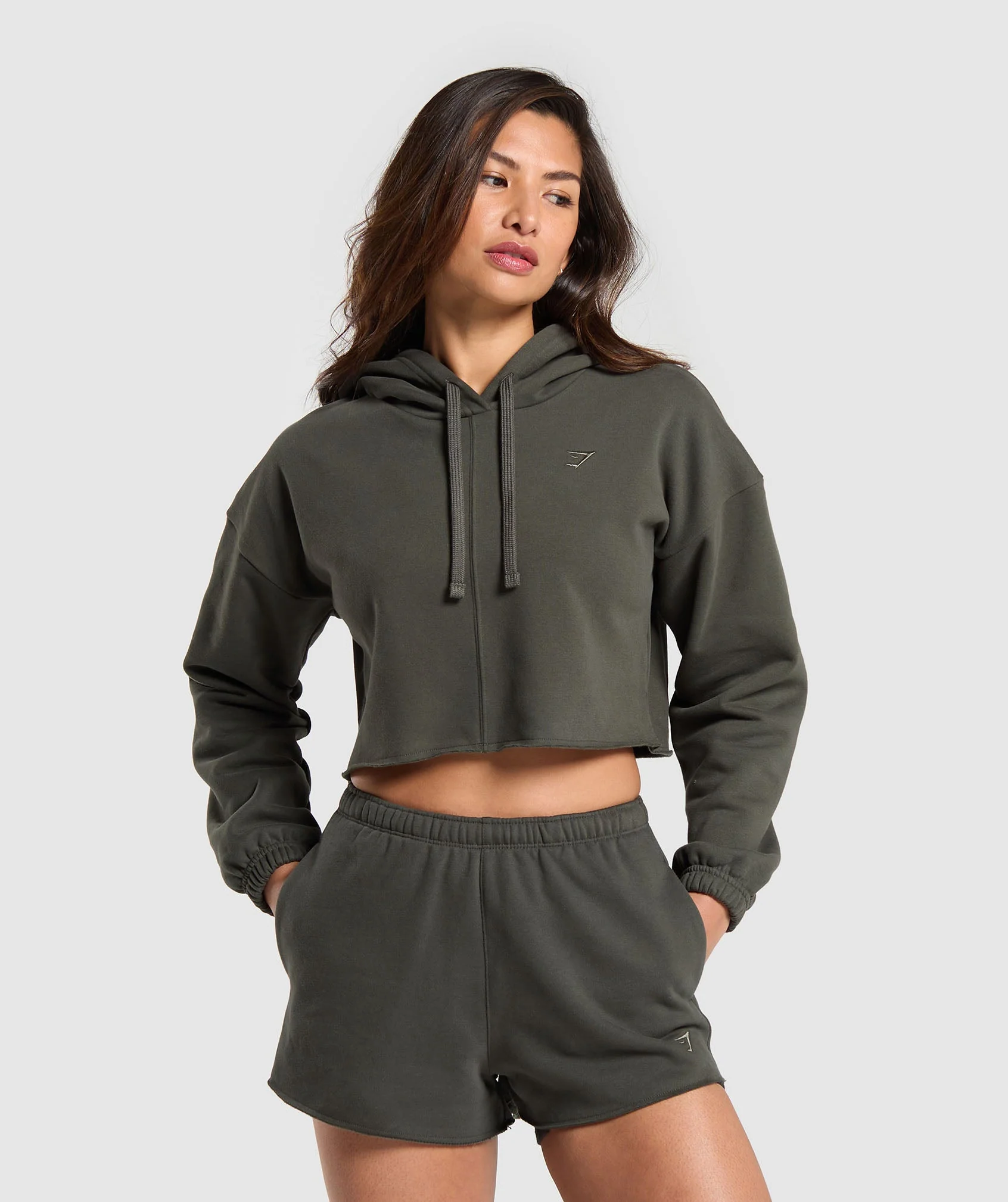 Fleece Crop Pullover