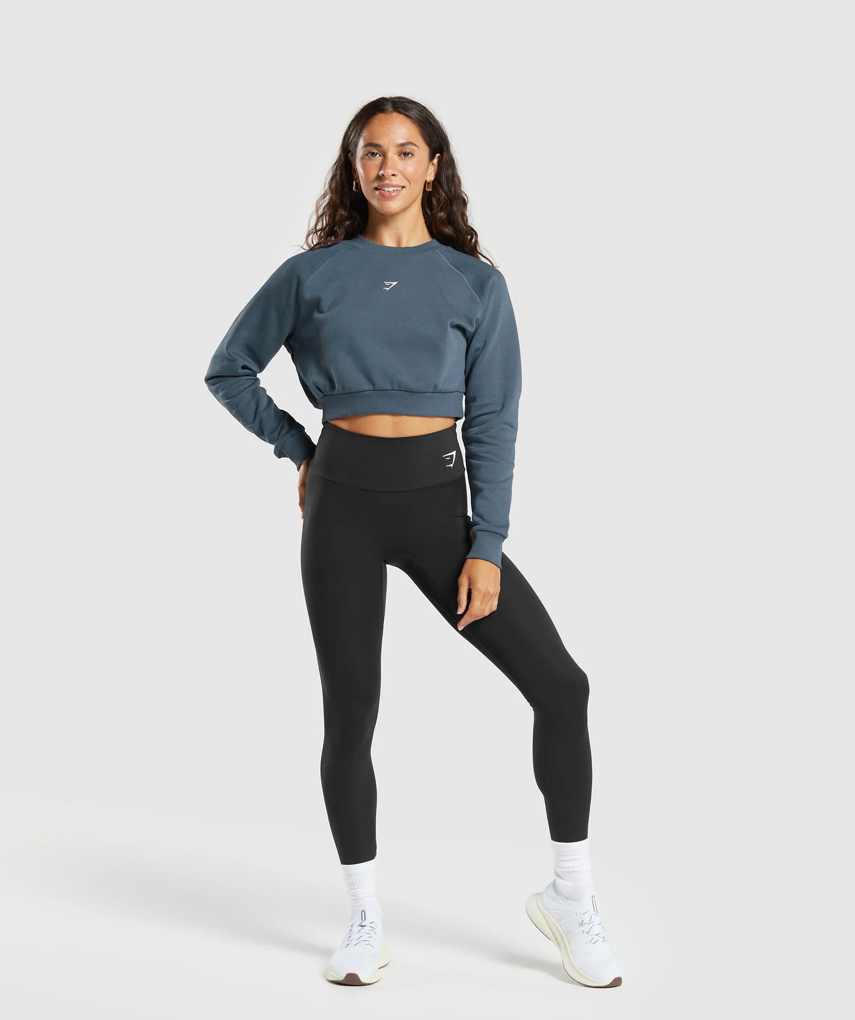Training Fleece Cropped Sweatshirt