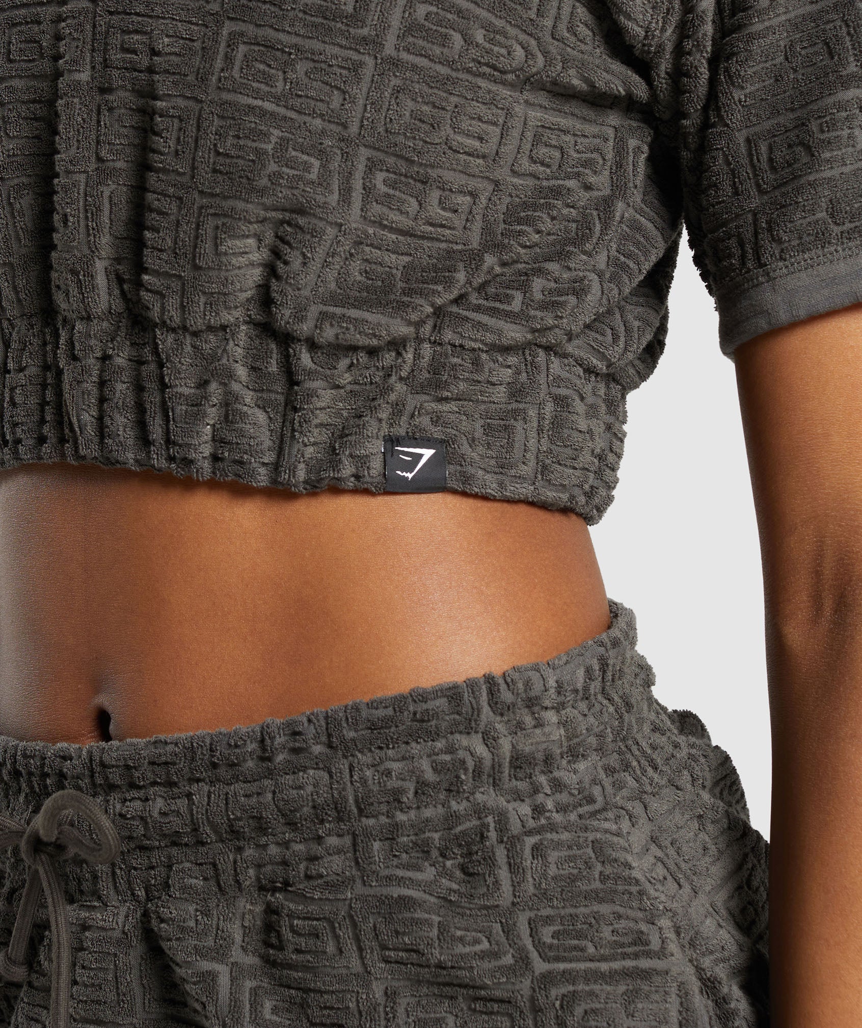 Monogram Towel Crop Top