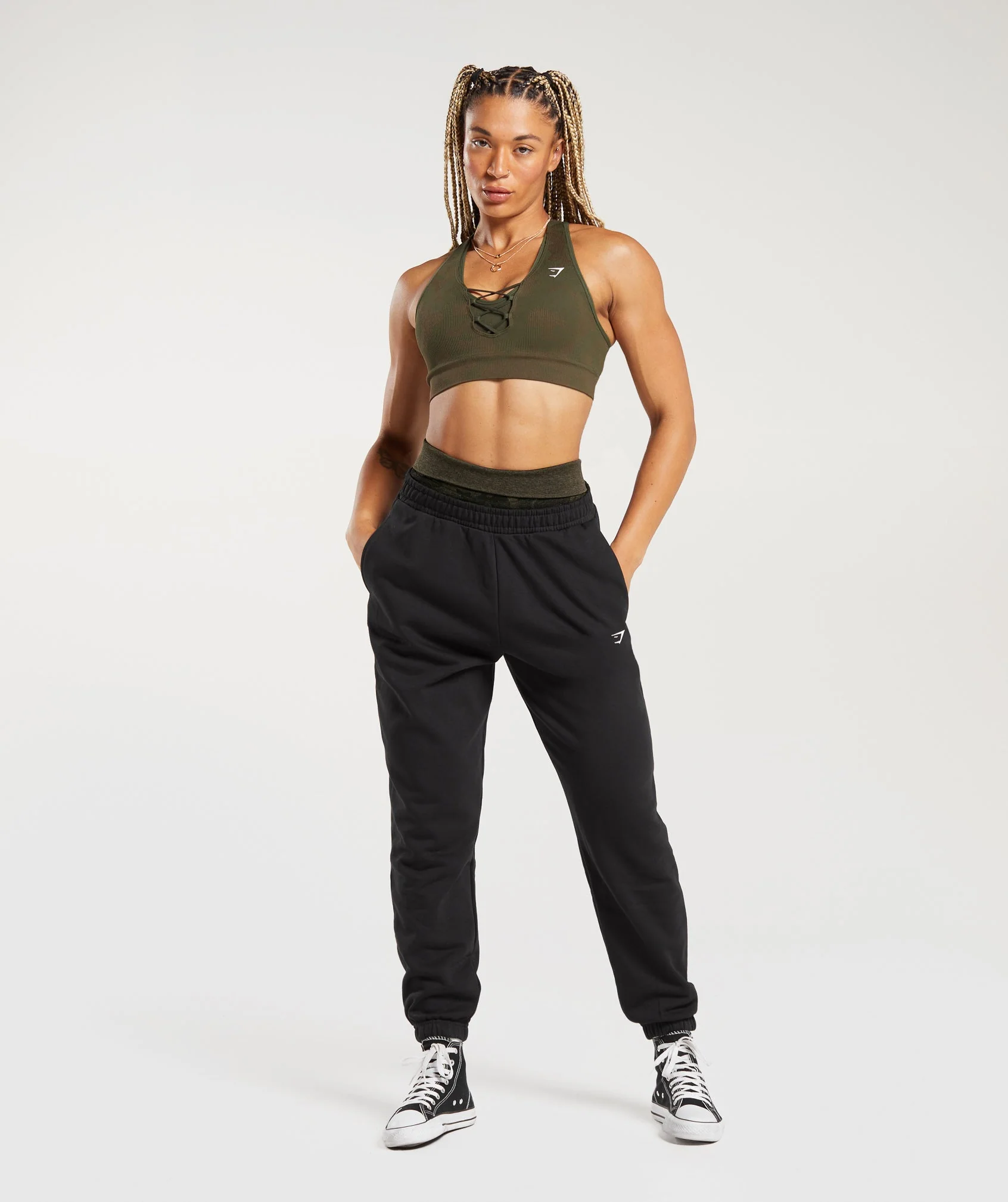 Adapt Camo Seamless Ribbed Sports Bra
