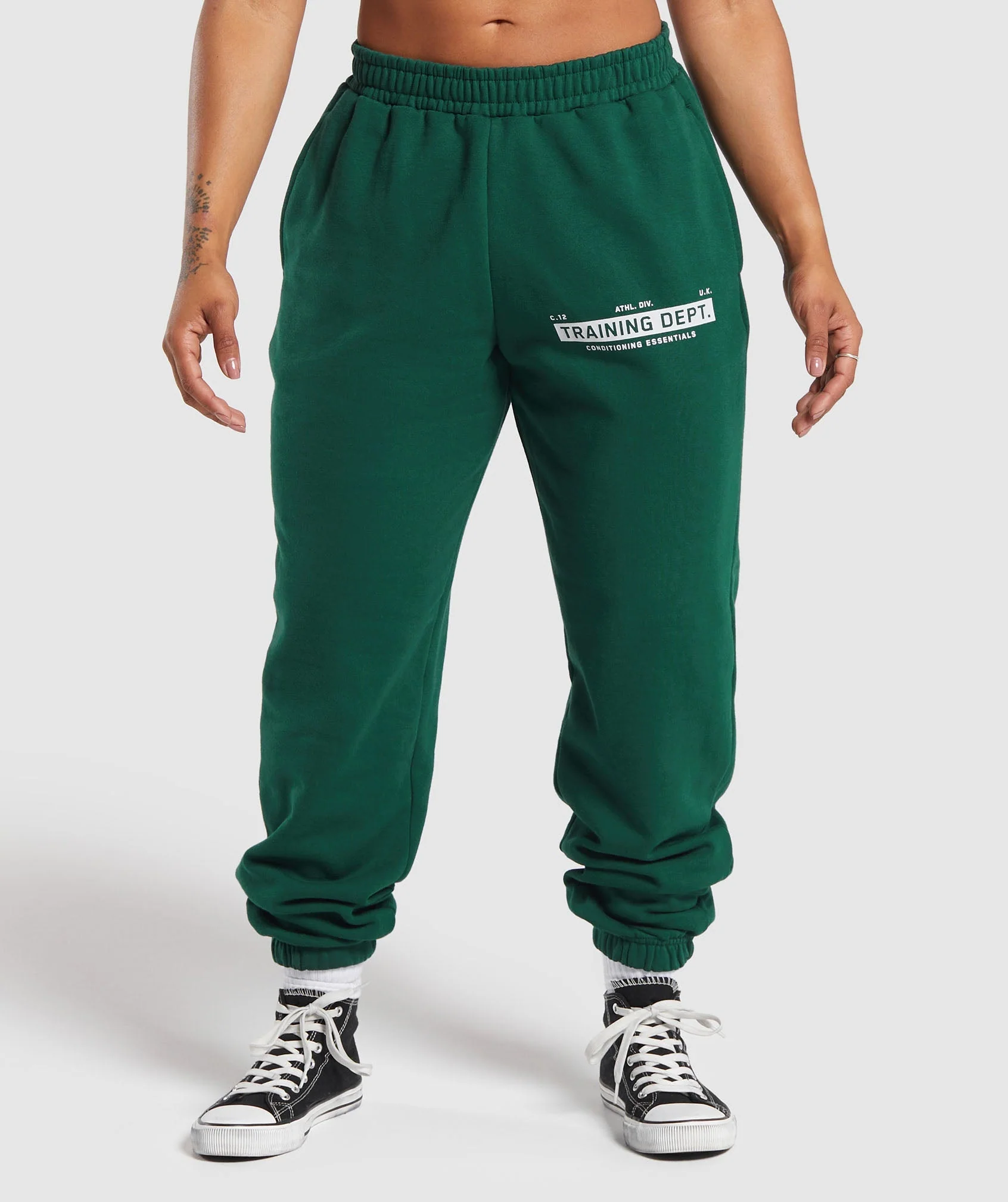 Training Department Graphic Oversized Joggers