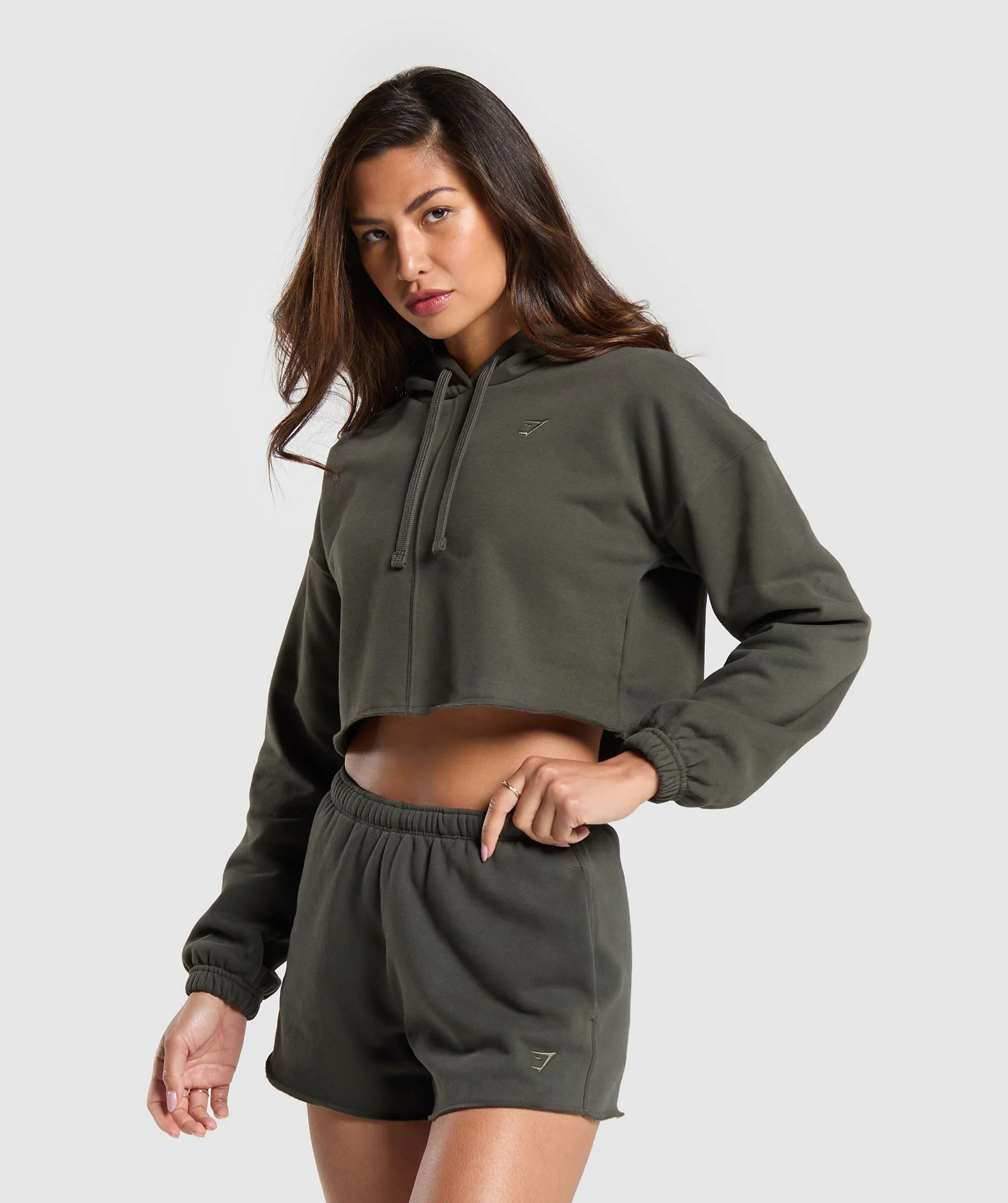 Fleece Crop Pullover