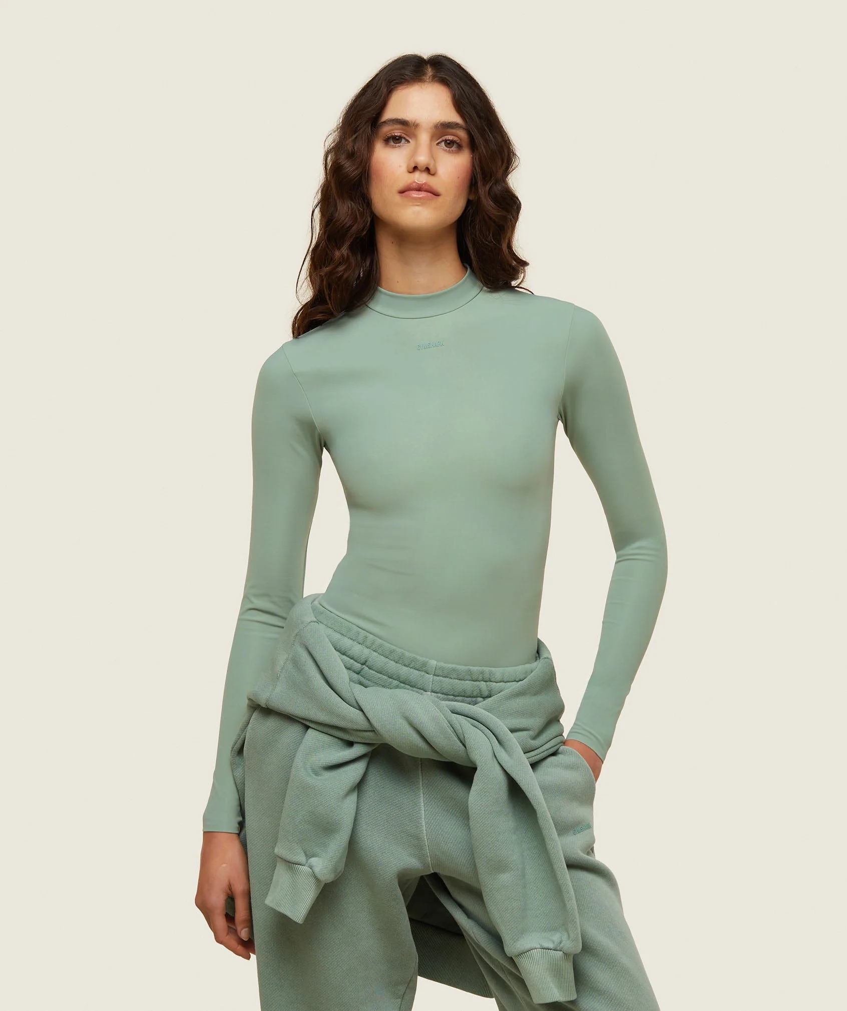 everywear Long Sleeve Active Bodysuit