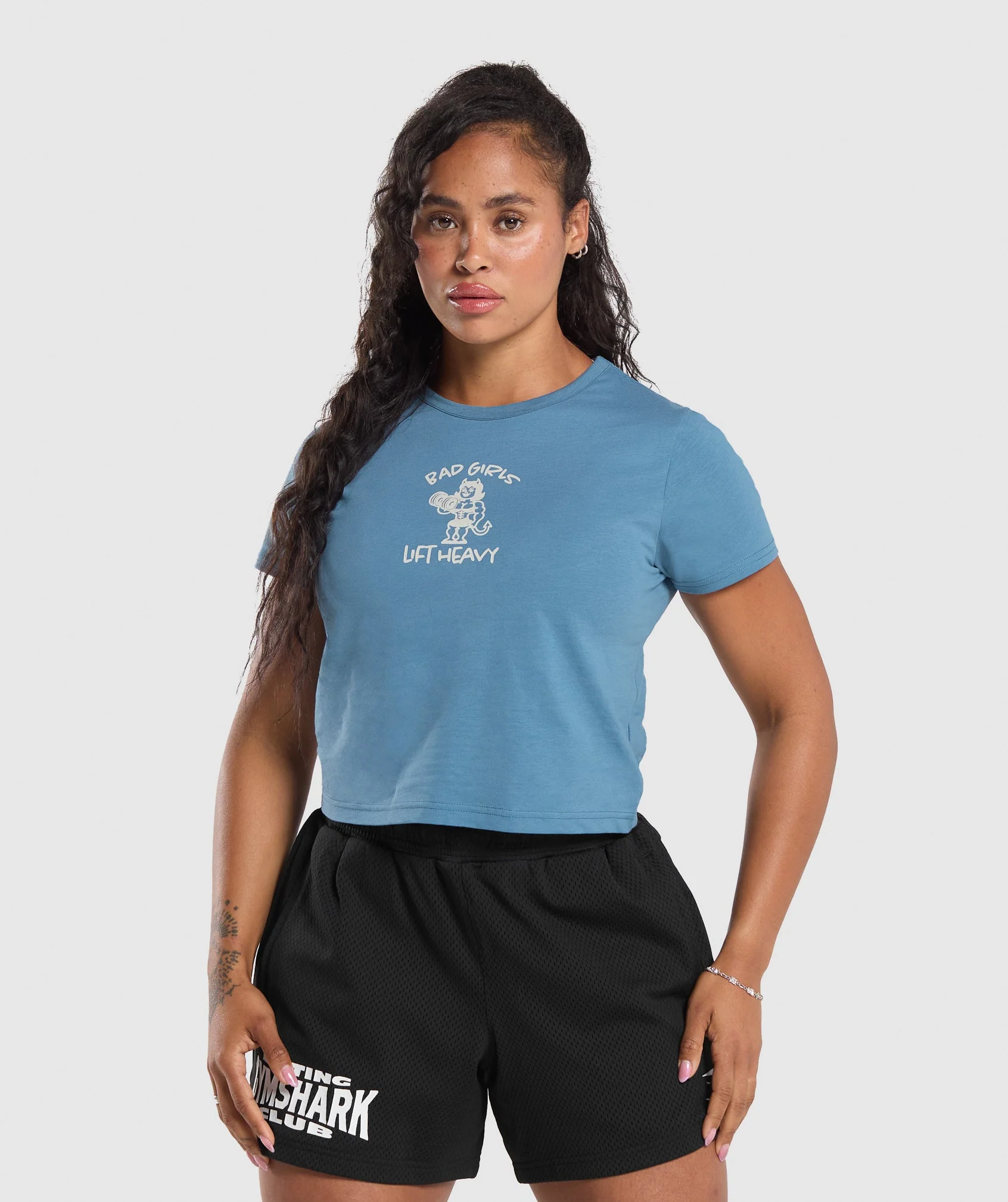 Lifting Club Graphic Baby Tee