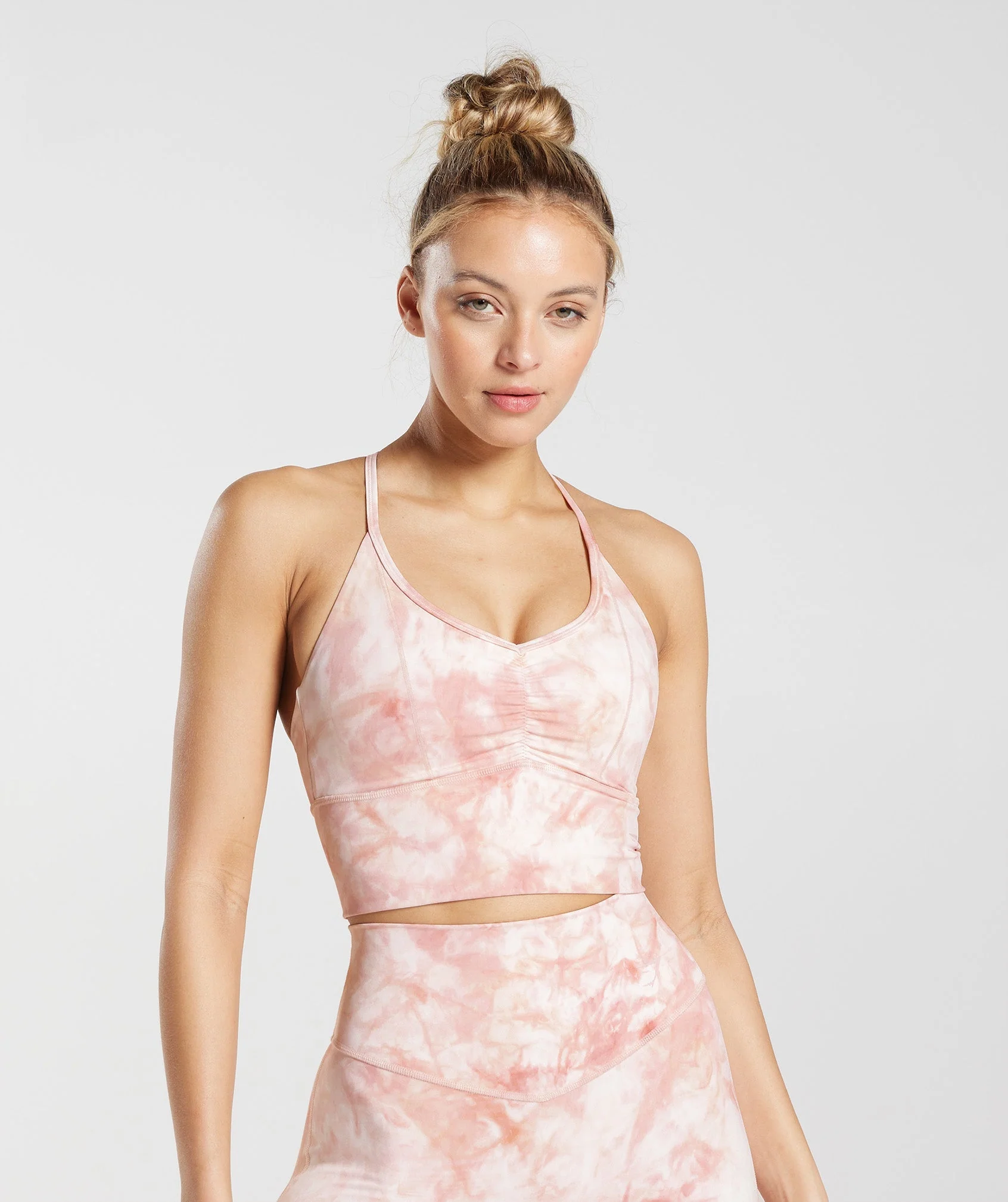 Elevate Spray Dye Longline Sports Bra