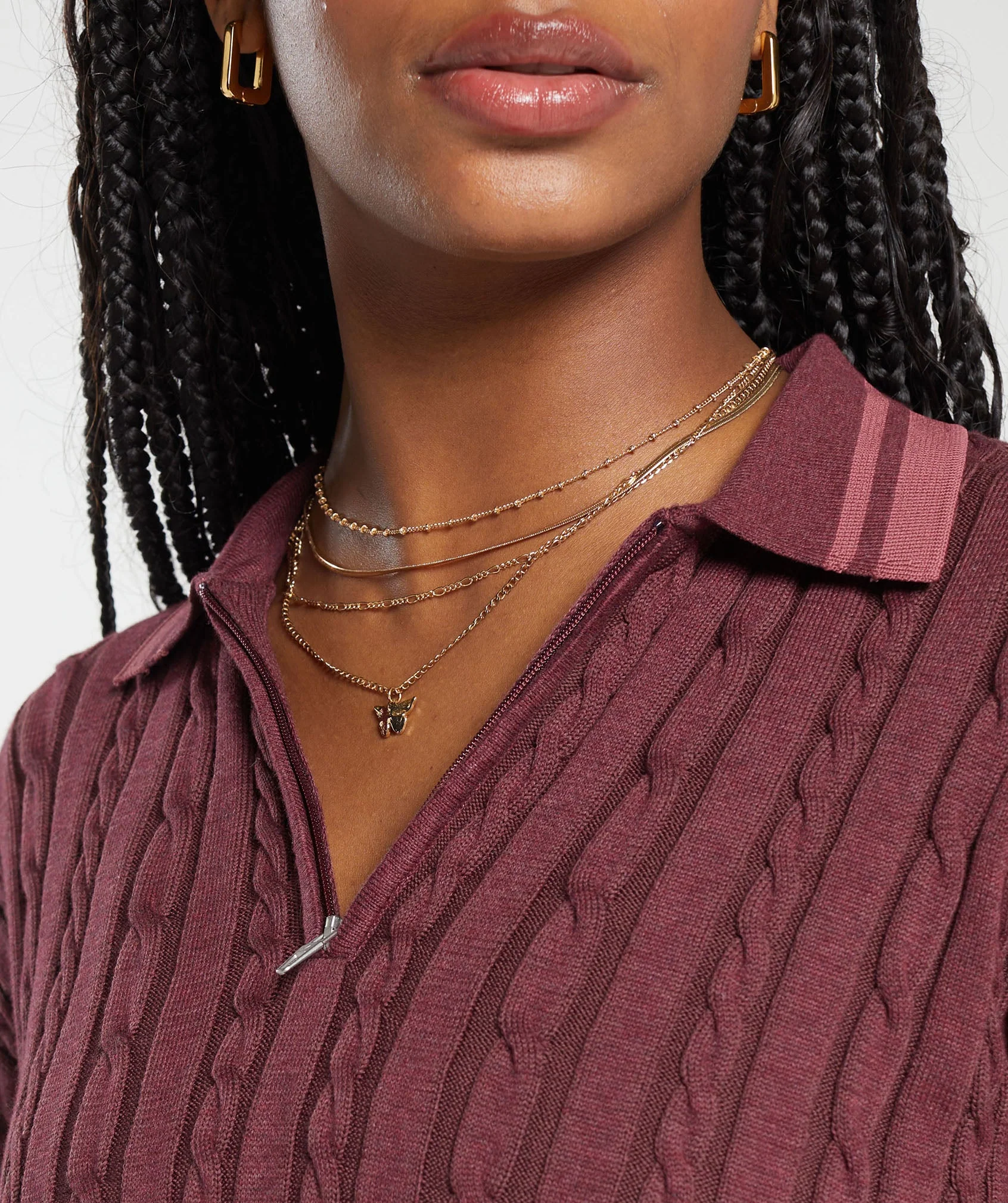 Rest Day Cable Knit Pullover