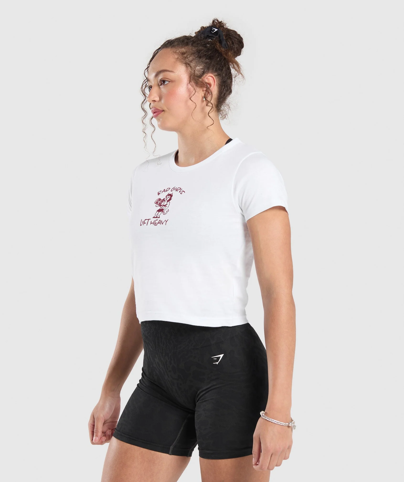 Lifting Club Graphic Baby Tee