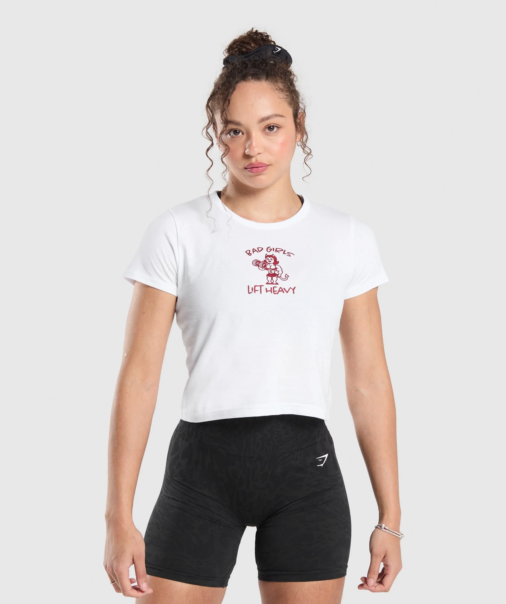 Lifting Club Graphic Baby Tee