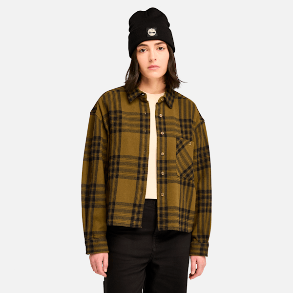 Women's Midweight Flannel Pocket Shirt
