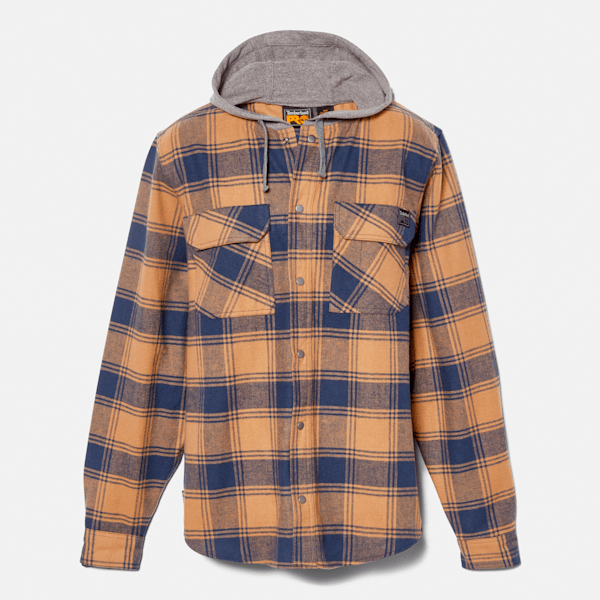 Men's Timberland PRO? Woodfort Midweight Flannel Sweatshirt Hoodie