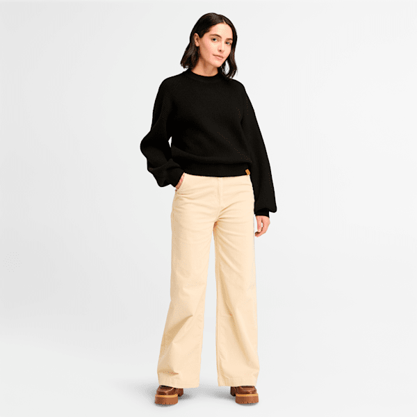 Women's Wool Blend Crew Sweater