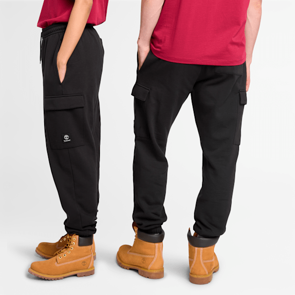 Woven Badge Cargo Sweatpant