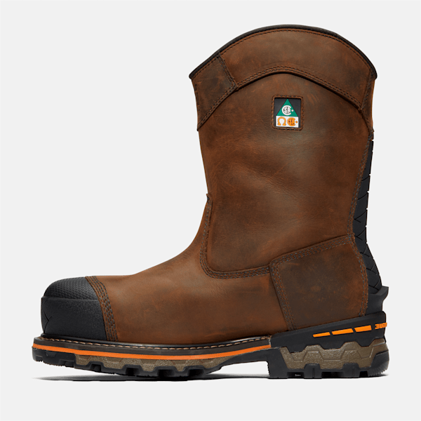 Men's Boondock CSA Pull-On Composite Toe Waterproof Insulated Work Boots