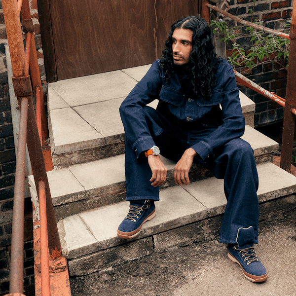 Men's Timberland? C.F. Stead? Indigo Suede Euro Hiker Boot