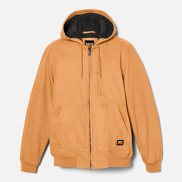 Men's Timberland PRO? Gritman Fleece-Lined Hooded Canvas Jacket