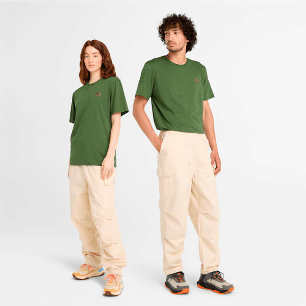 Short Sleeve Woven Badge T-Shirt