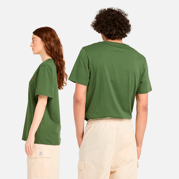 Short Sleeve Woven Badge T-Shirt