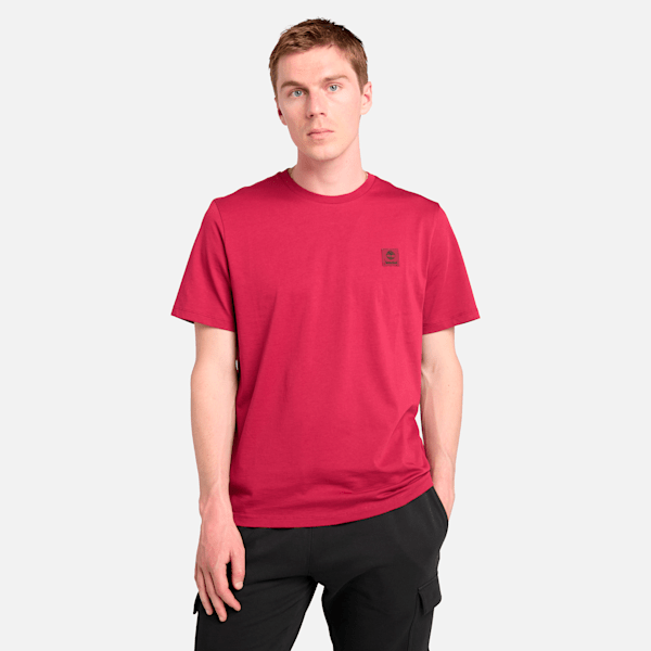 Short Sleeve Woven Badge T-Shirt