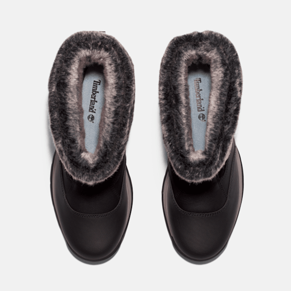 Women's White Ledge Mid Pull On Waterproof Snow Boot