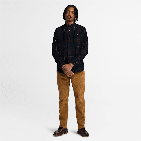 Men's Corduroy Check Shirt