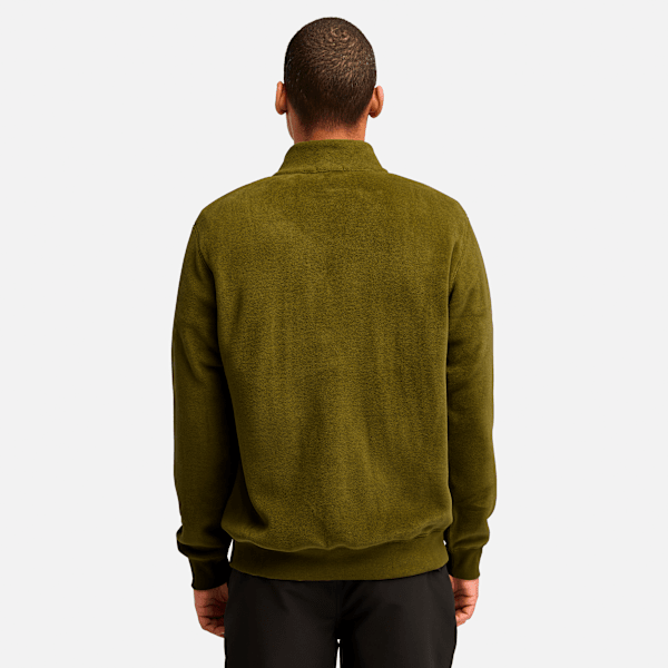 Men's Linear Logo Quarter Zip Polartec? Fleece Sweatshirt