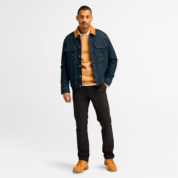 Men's Trucker Insulated Denim Jacket
